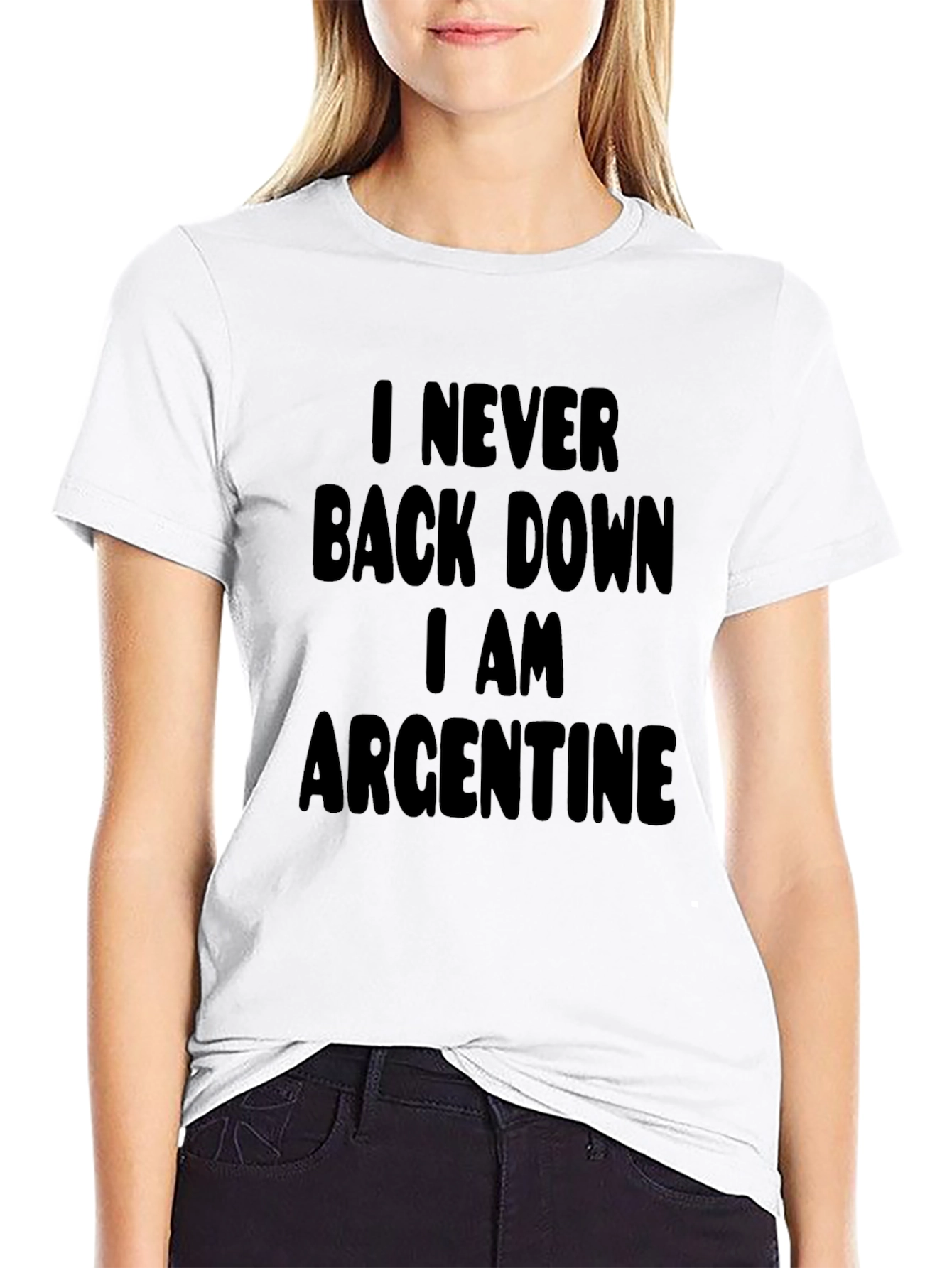 I Never Back Down Argentine Pride T-Shirt