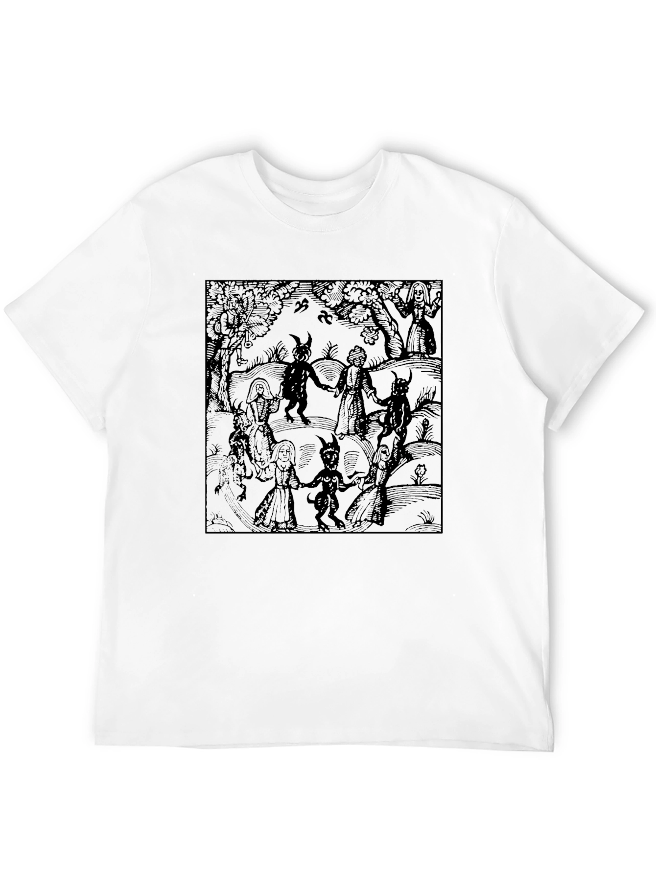 Dark Dance Graphic Tee - Unisex Black T-Shirt