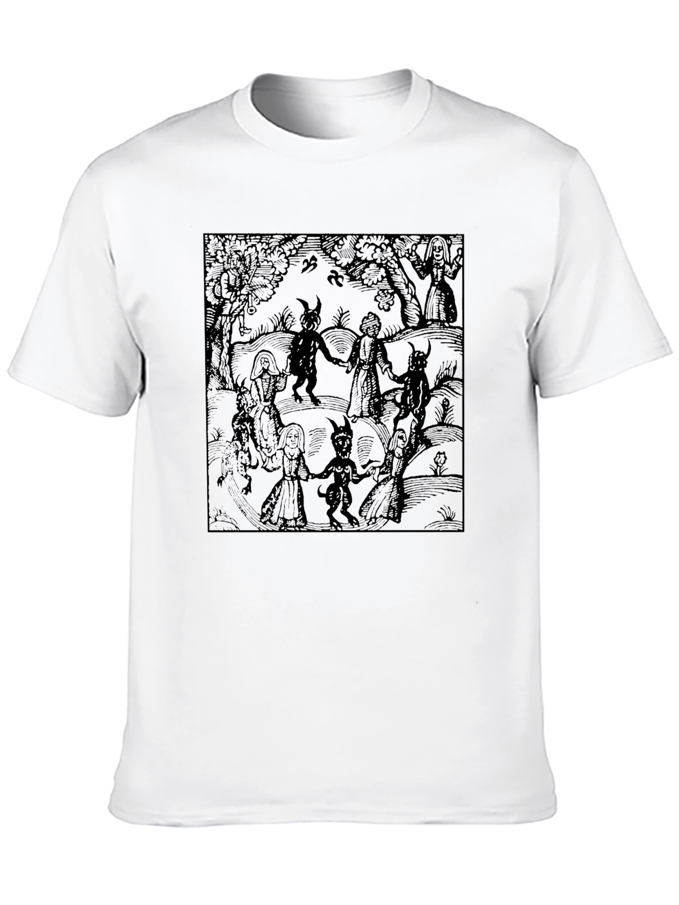 Dark Dance Graphic Tee - Unisex Black T-Shirt