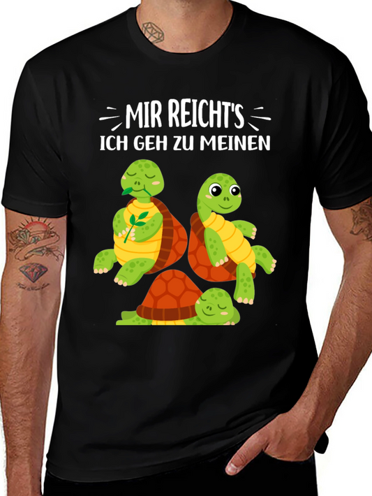 Turtle Family T-Shirt - Mir Reichts Ich Geh Zu Meinen