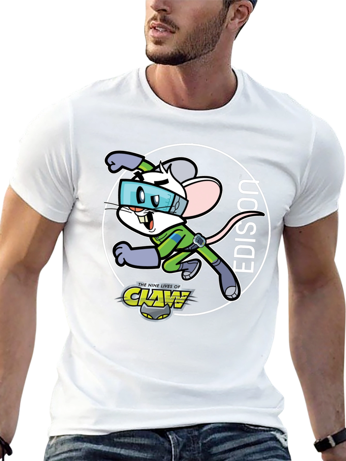 Edison Claw Cartoon T-Shirt