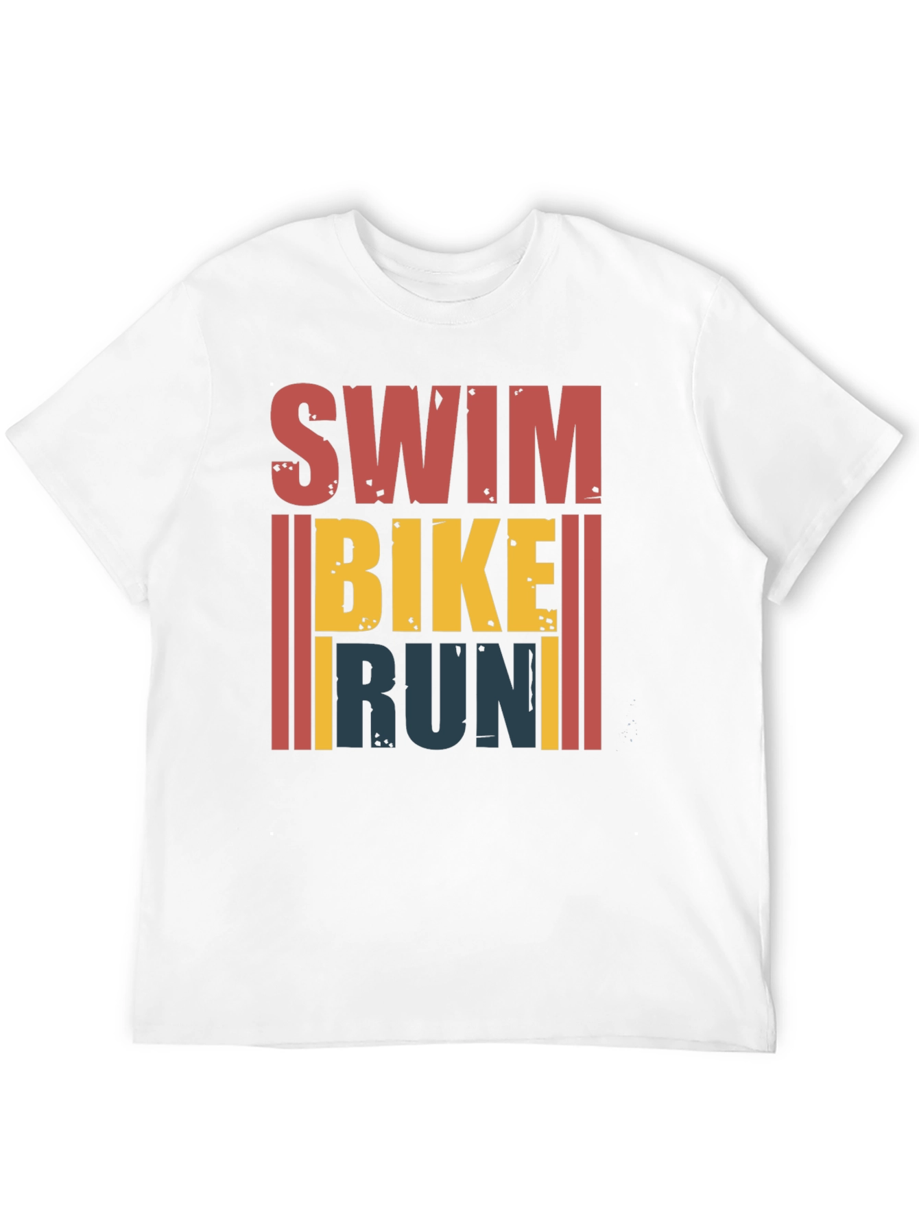 Swim Bike Run Triathlon T-Shirt