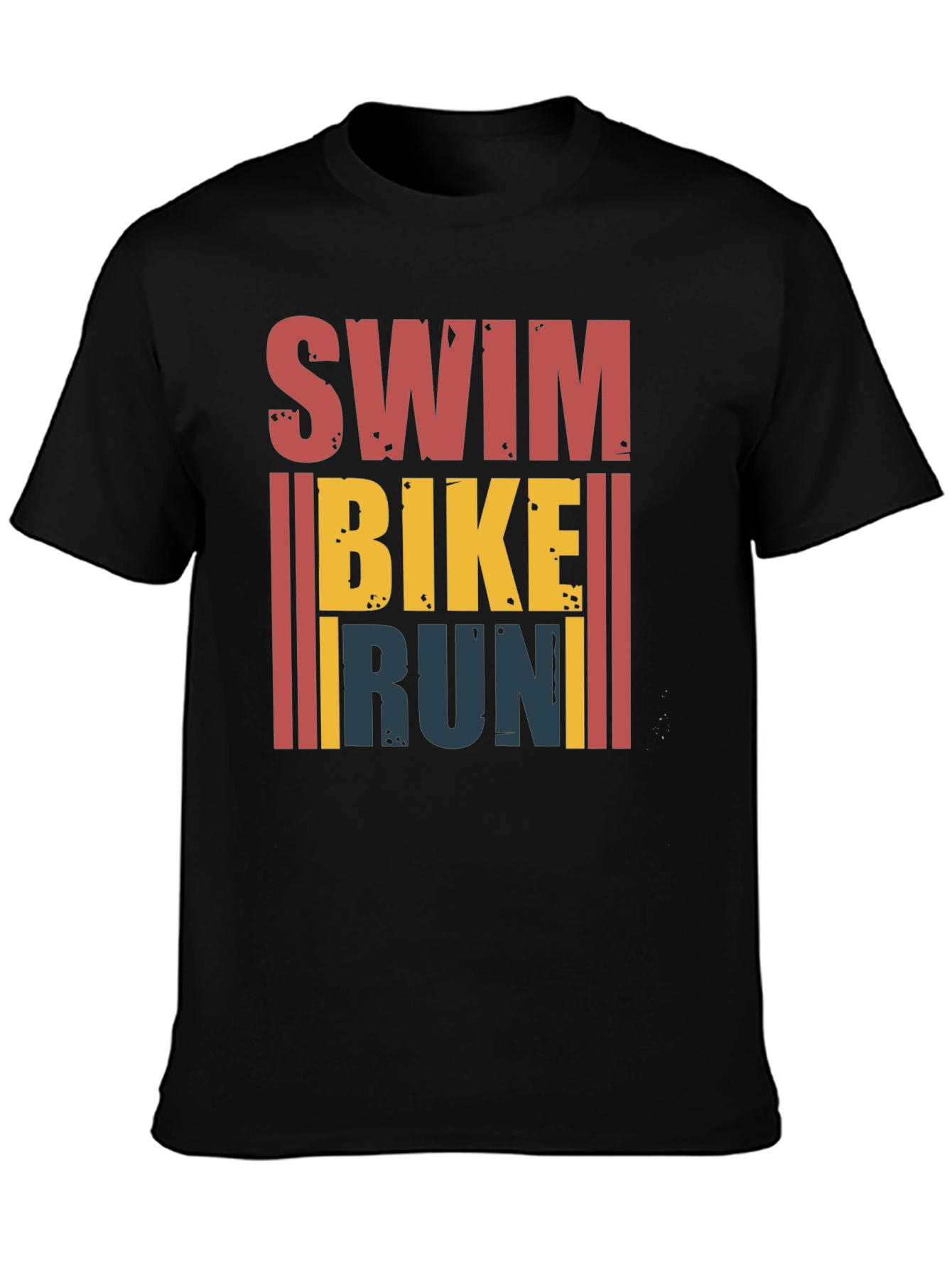 Swim Bike Run Triathlon T-Shirt