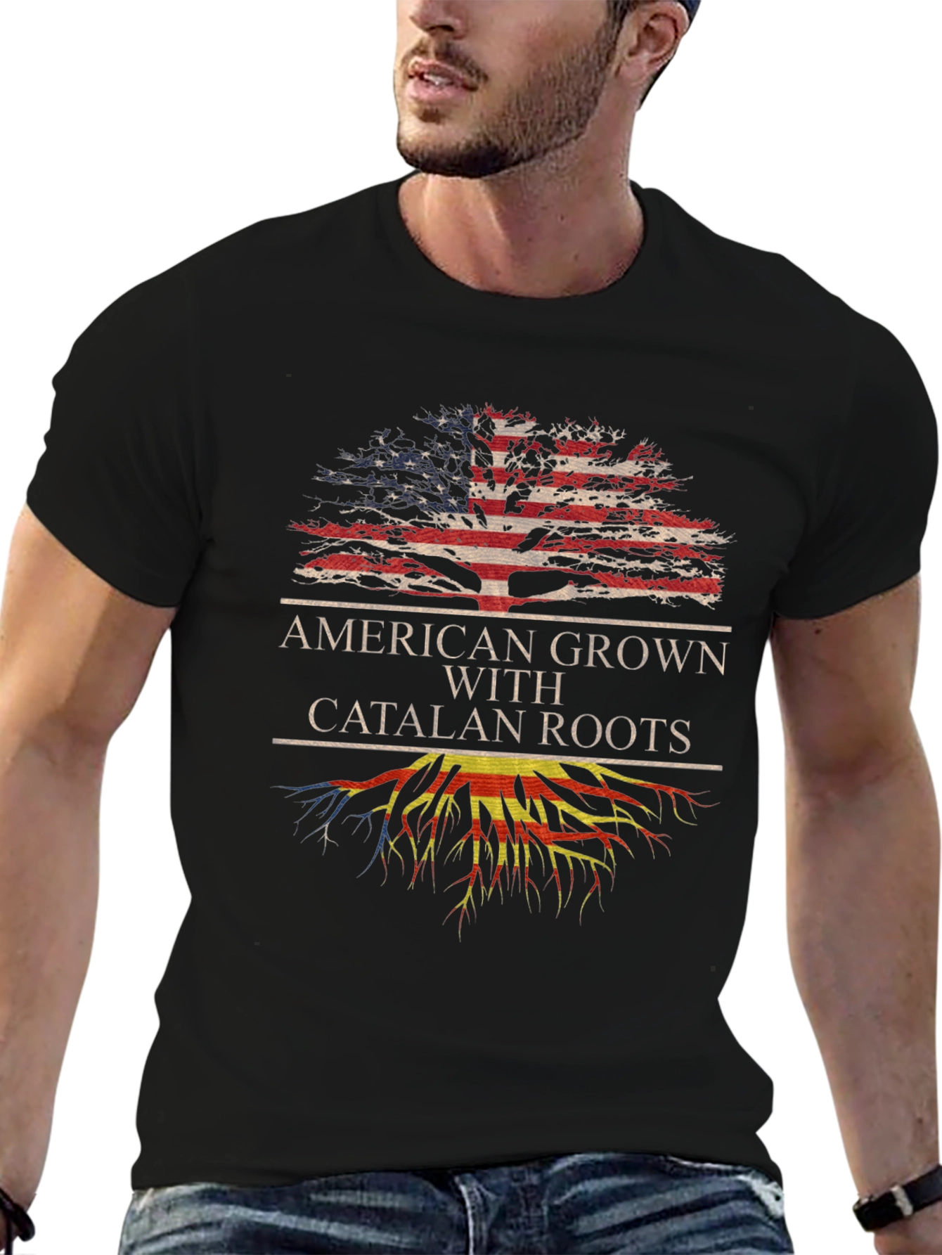 American Grown Catalan Roots T-Shirt