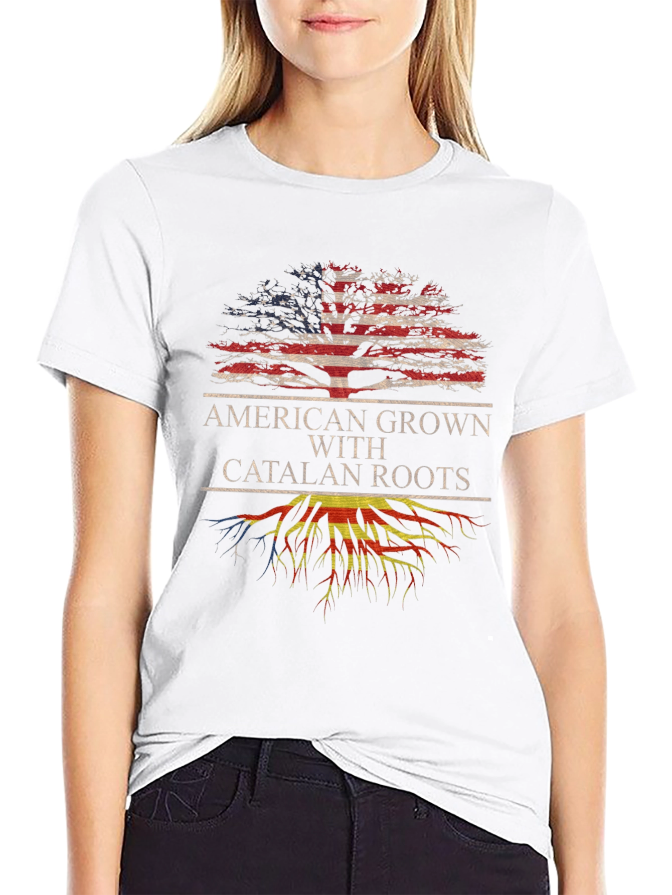 American Grown Catalan Roots T-Shirt