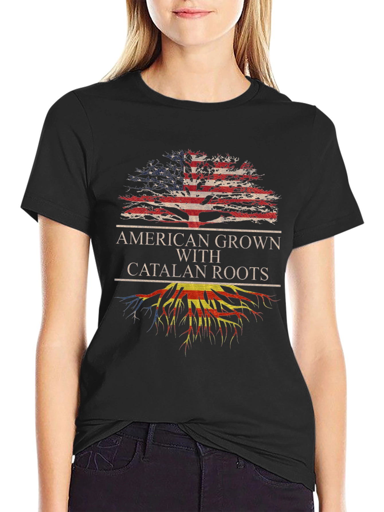 American Grown Catalan Roots T-Shirt