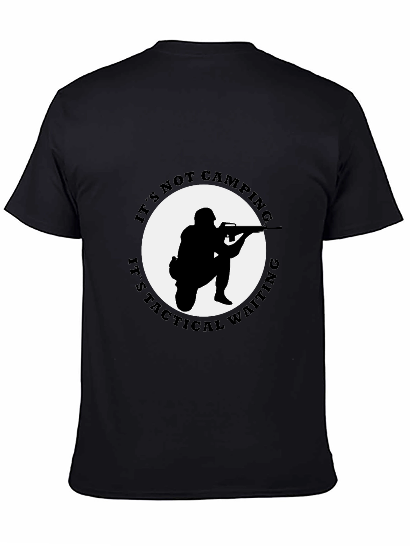 Tactical Waiting Graphic Tee - Black