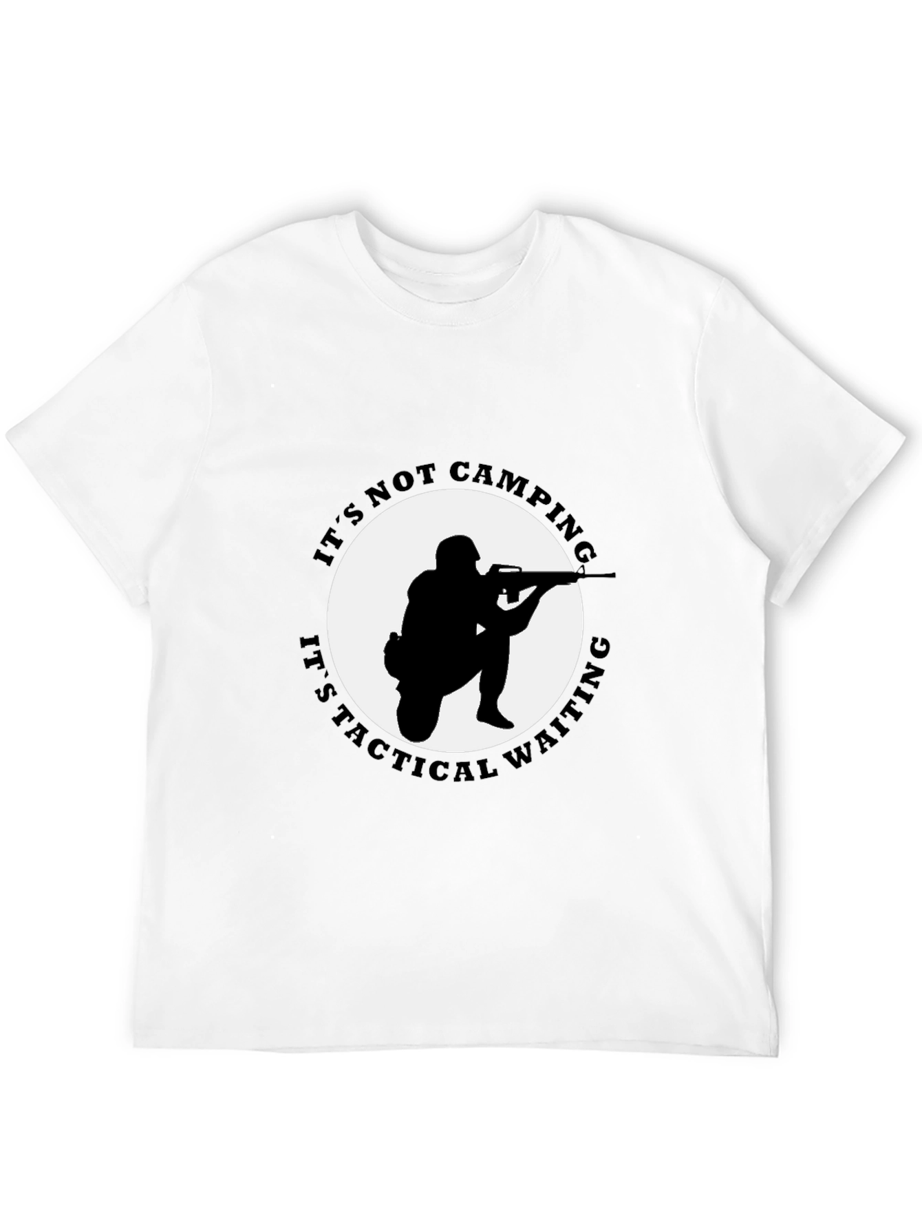 Tactical Waiting Graphic Tee - Black