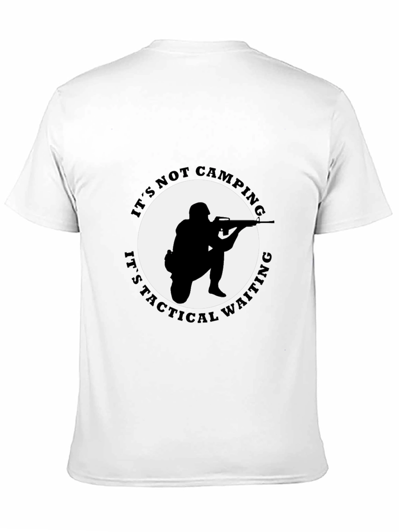 Tactical Waiting Graphic Tee - Black