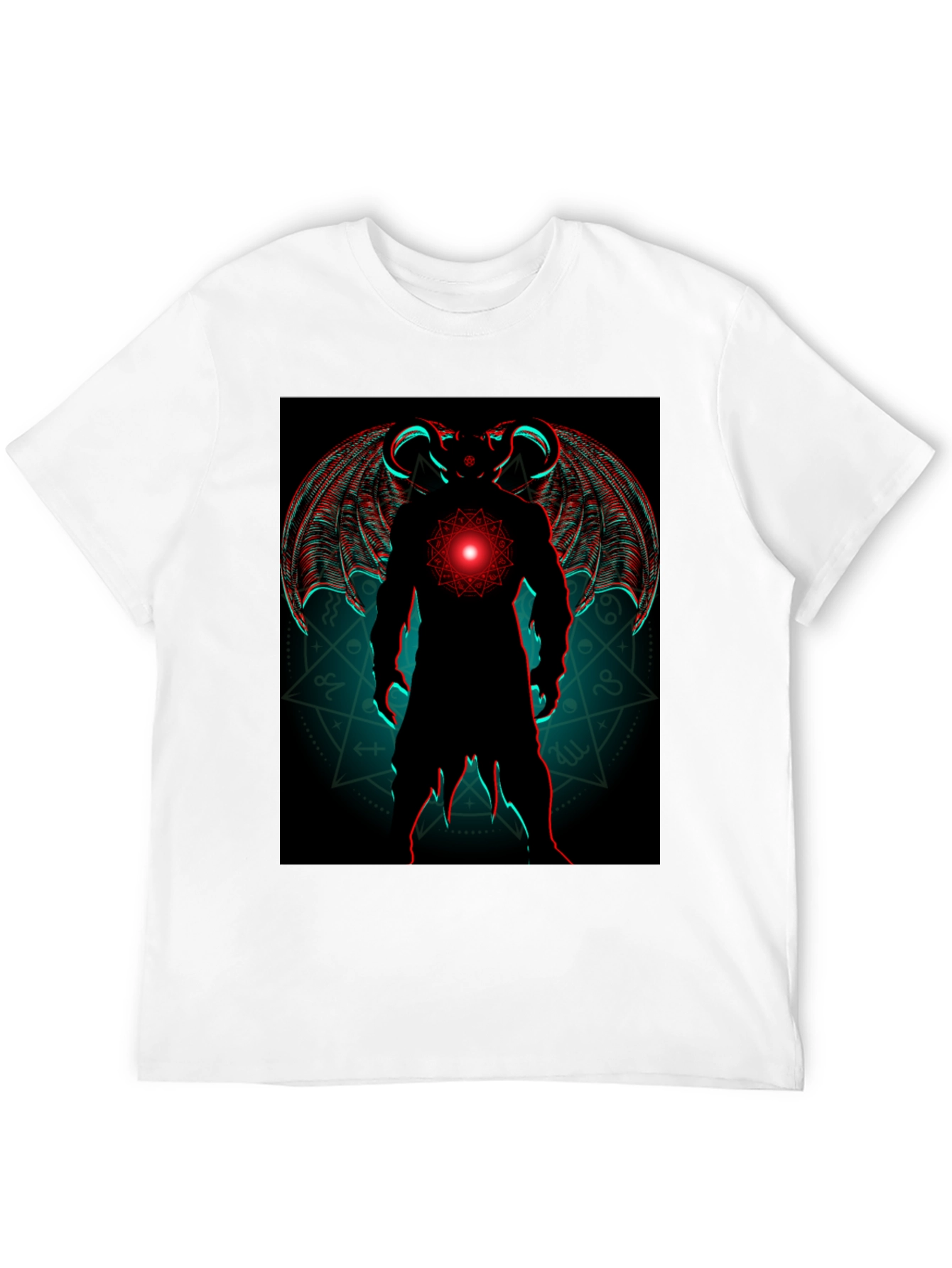 Demon Wings Graphic Tee - Black