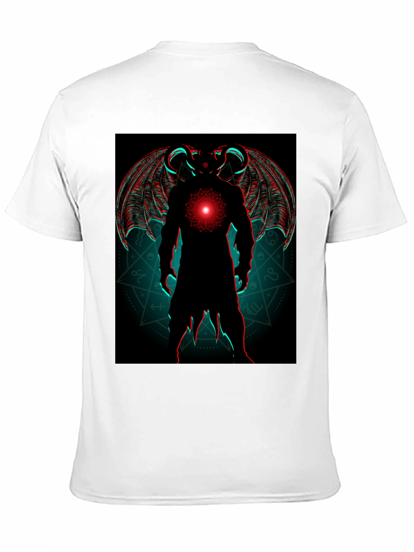 Demon Wings Graphic Tee - Black