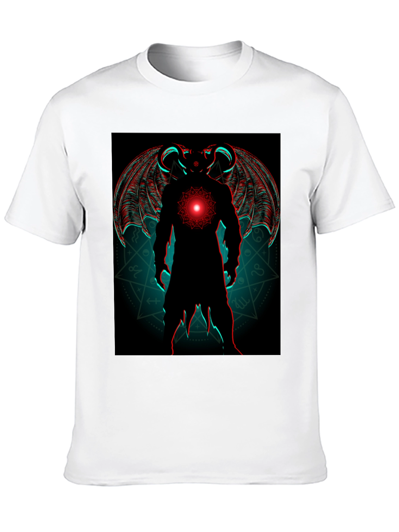 Demon Wings Graphic Tee - Black