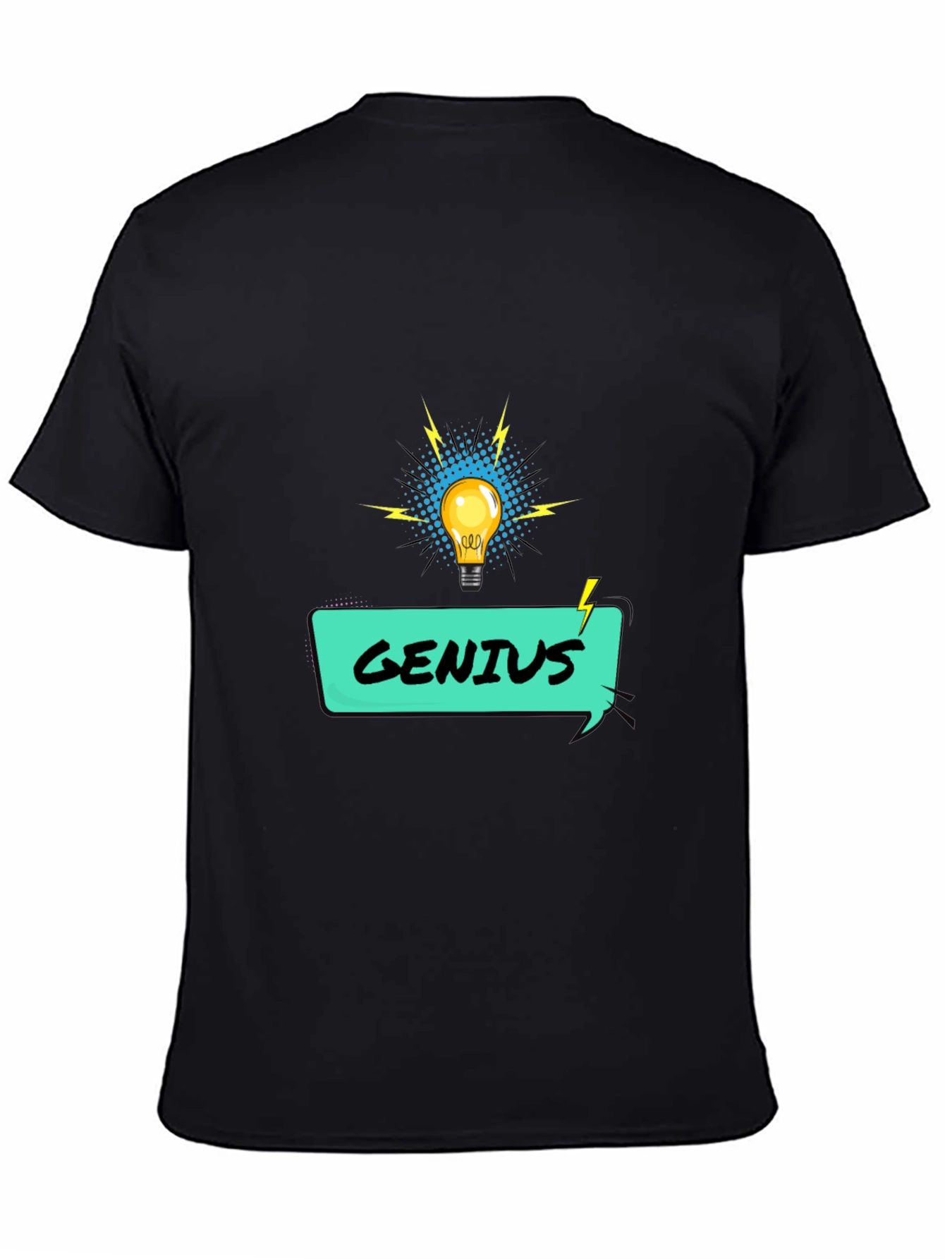 Genius Idea Graphic Tee - Lightbulb Design