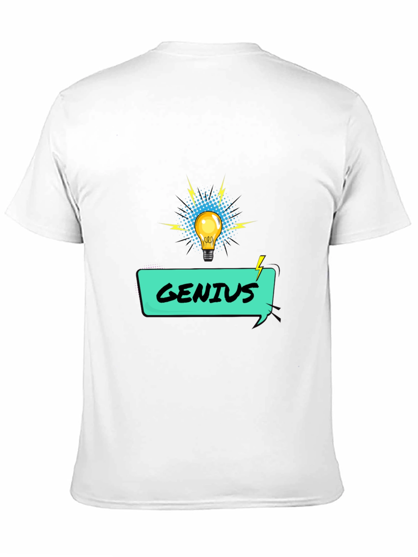 Genius Idea Graphic Tee - Lightbulb Design