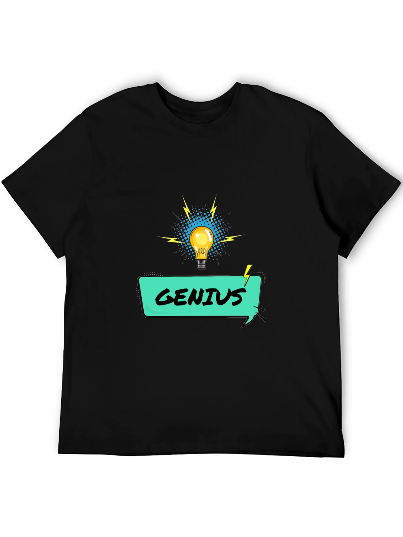Genius Idea Graphic Tee - Lightbulb Design