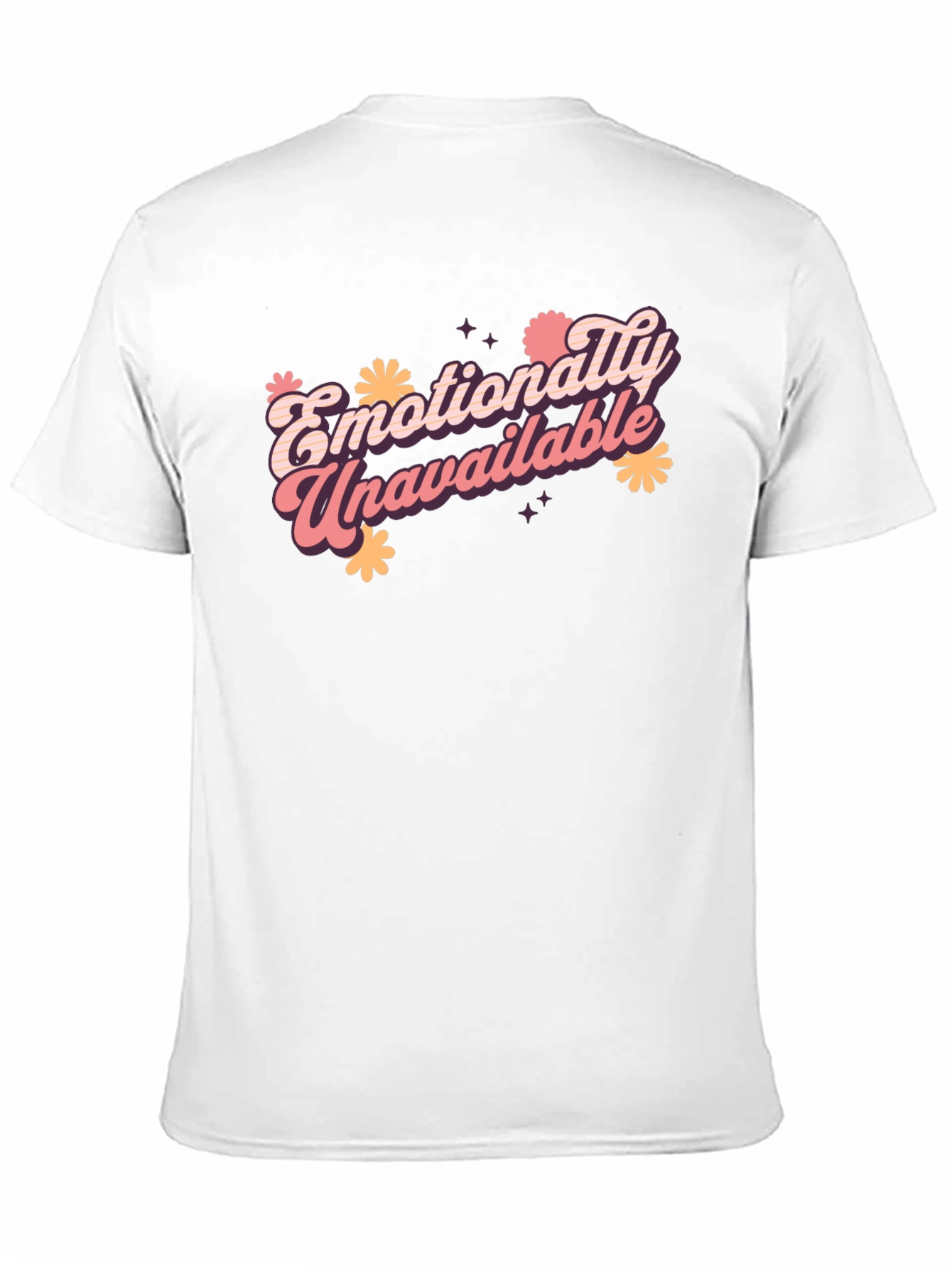 Emotionally Unavailable Graphic T-Shirt - Black