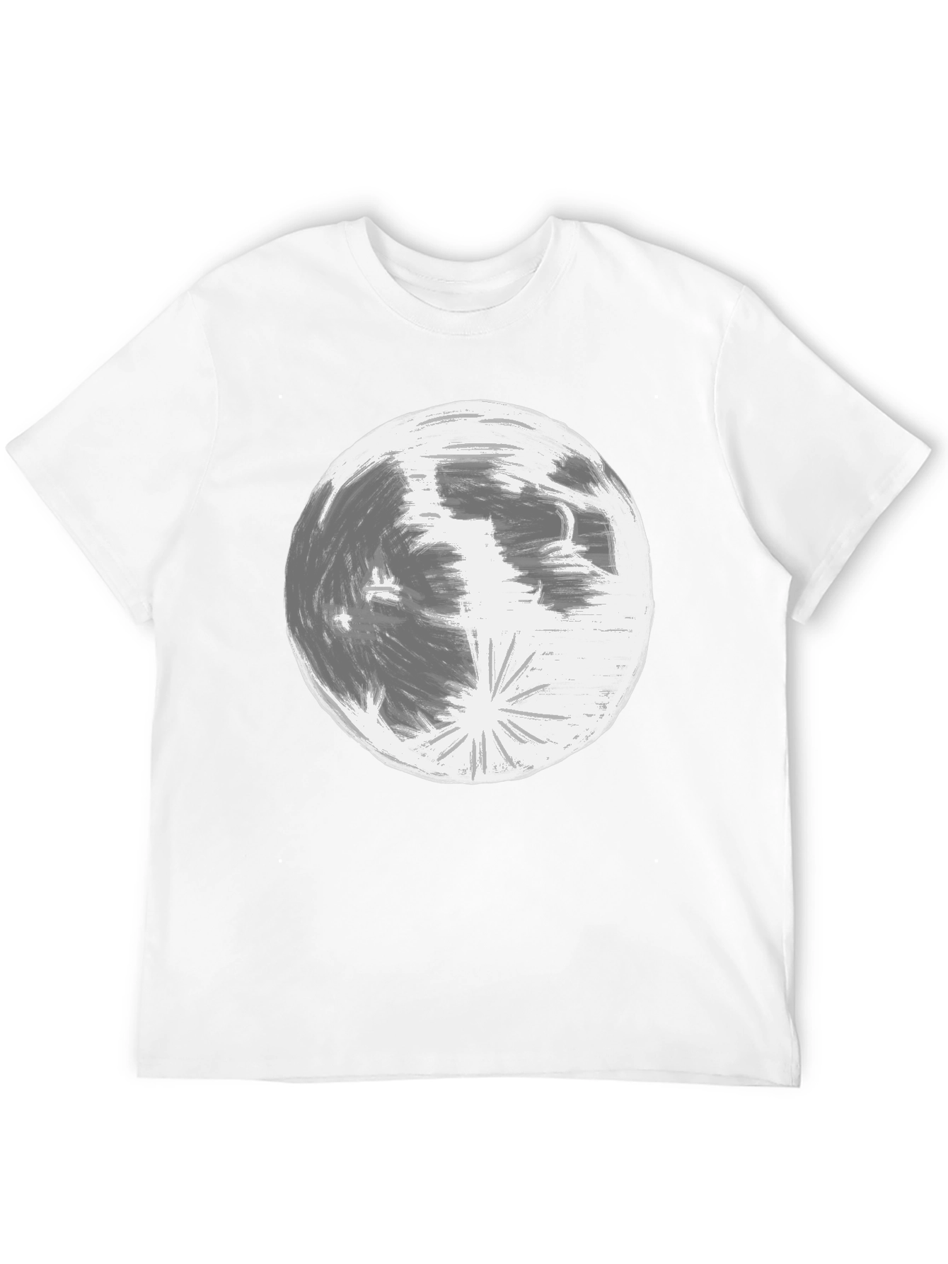 Lunar Graphic Tee - Classic Black Cotton