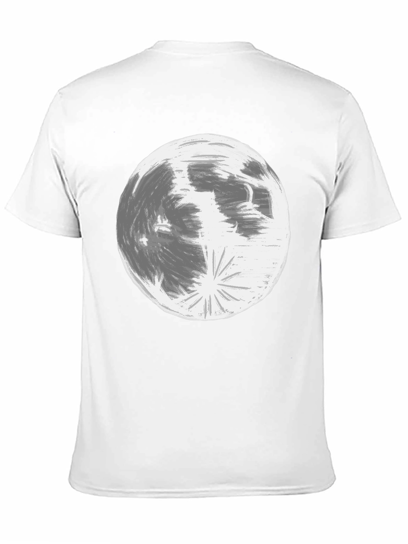Lunar Graphic Tee - Classic Black Cotton