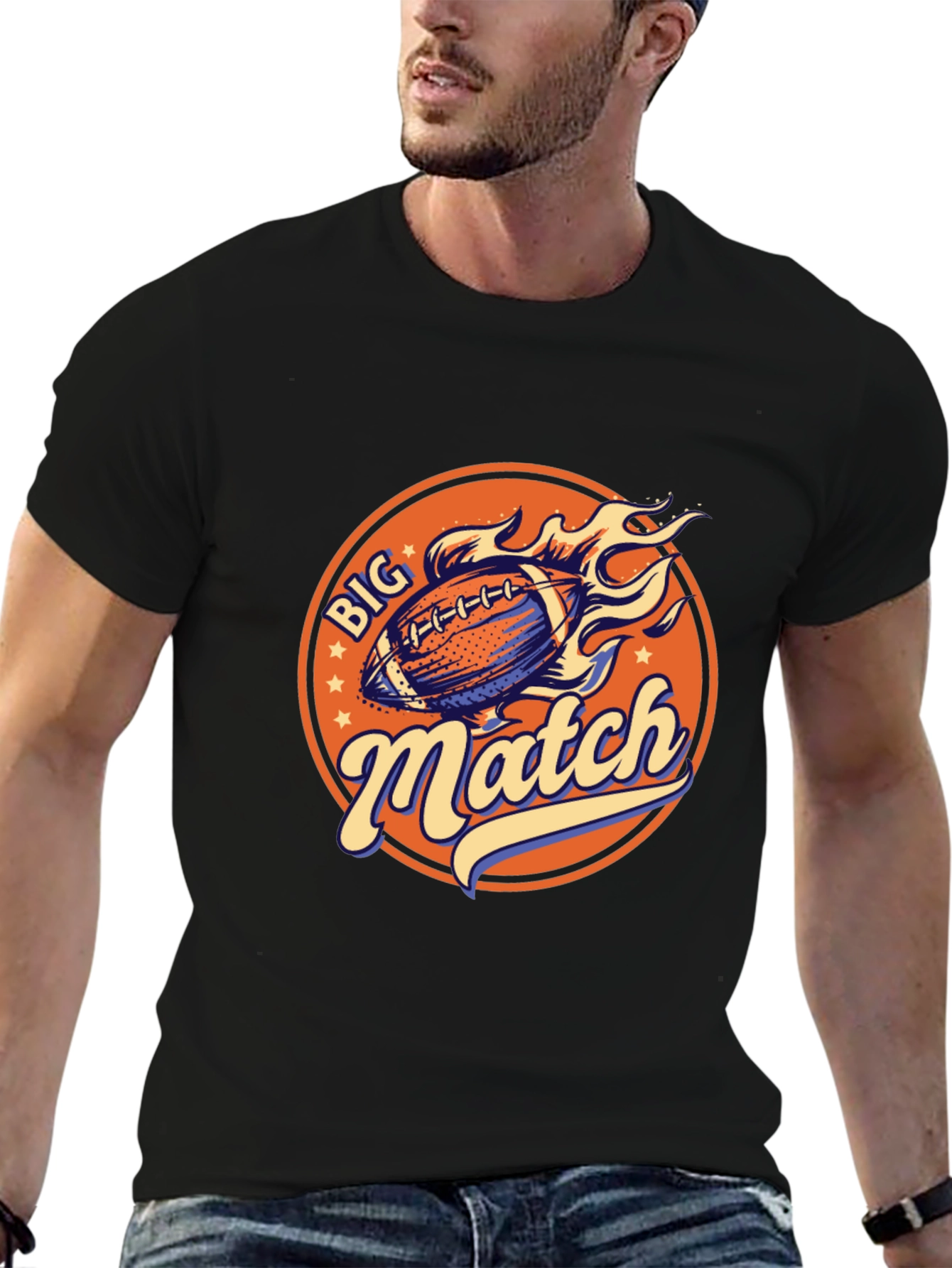 Big Match Football Graphic T-Shirt