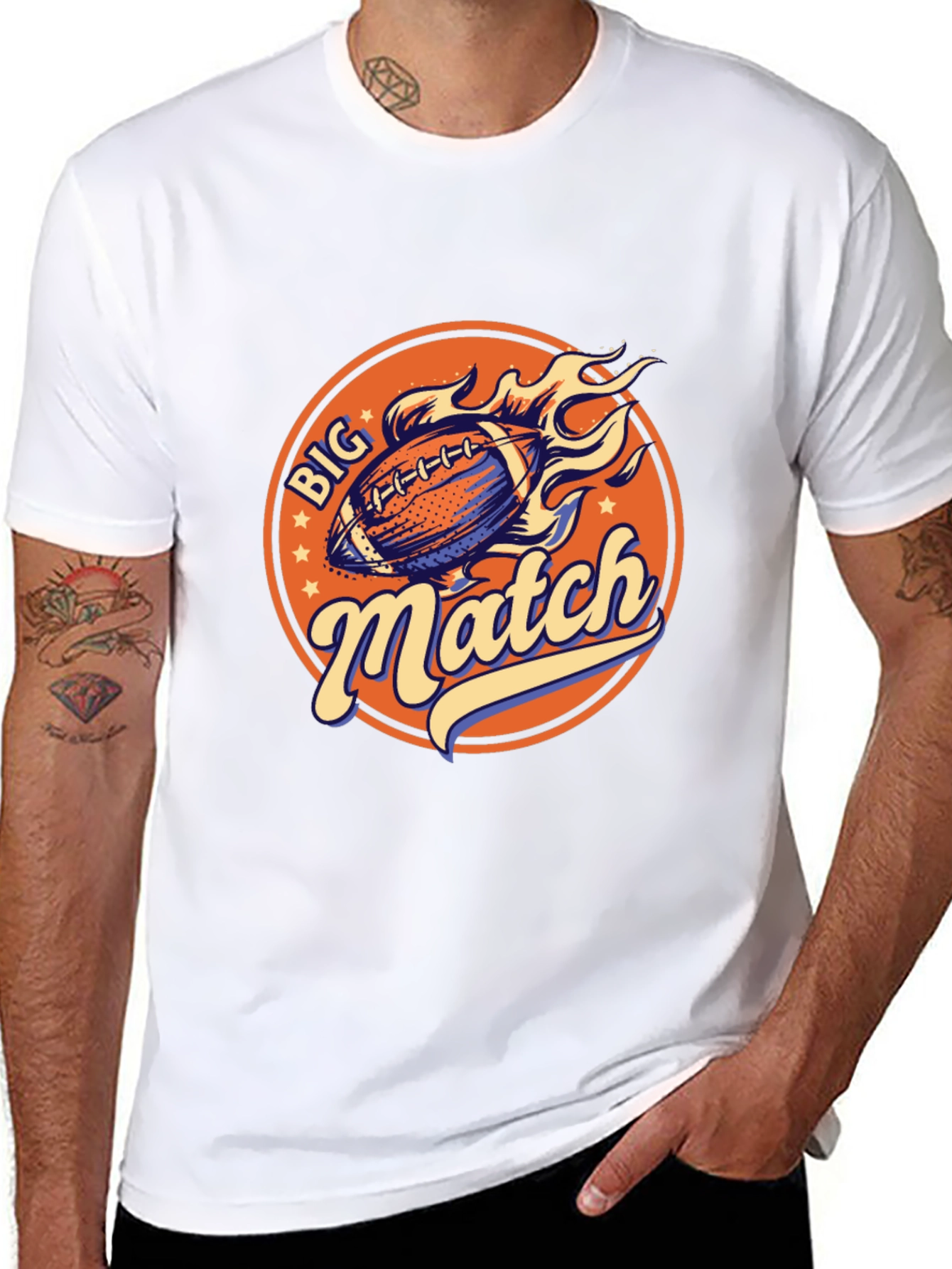 Big Match Football Graphic T-Shirt