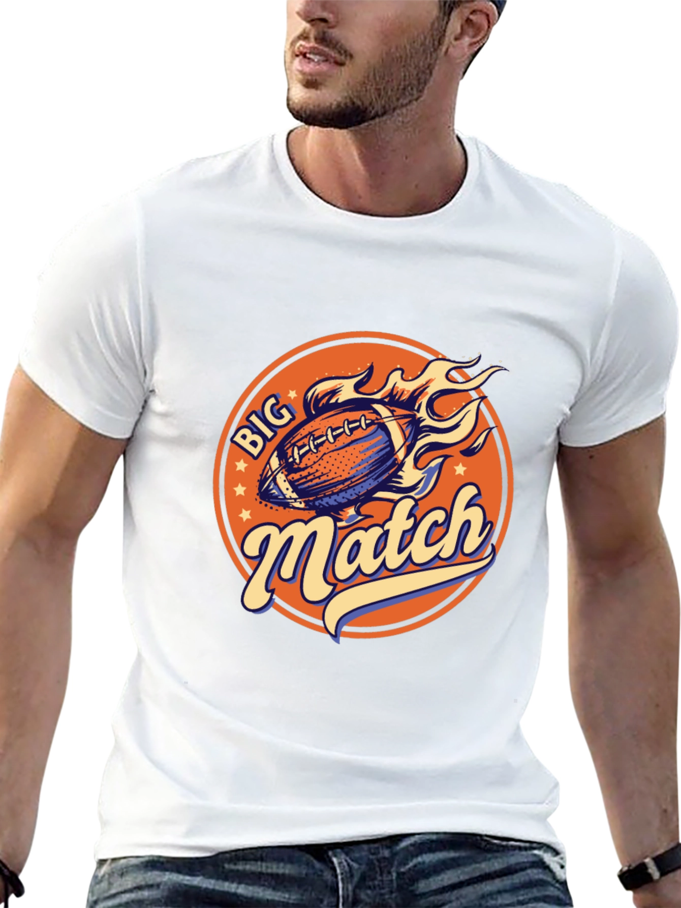 Big Match Football Graphic T-Shirt