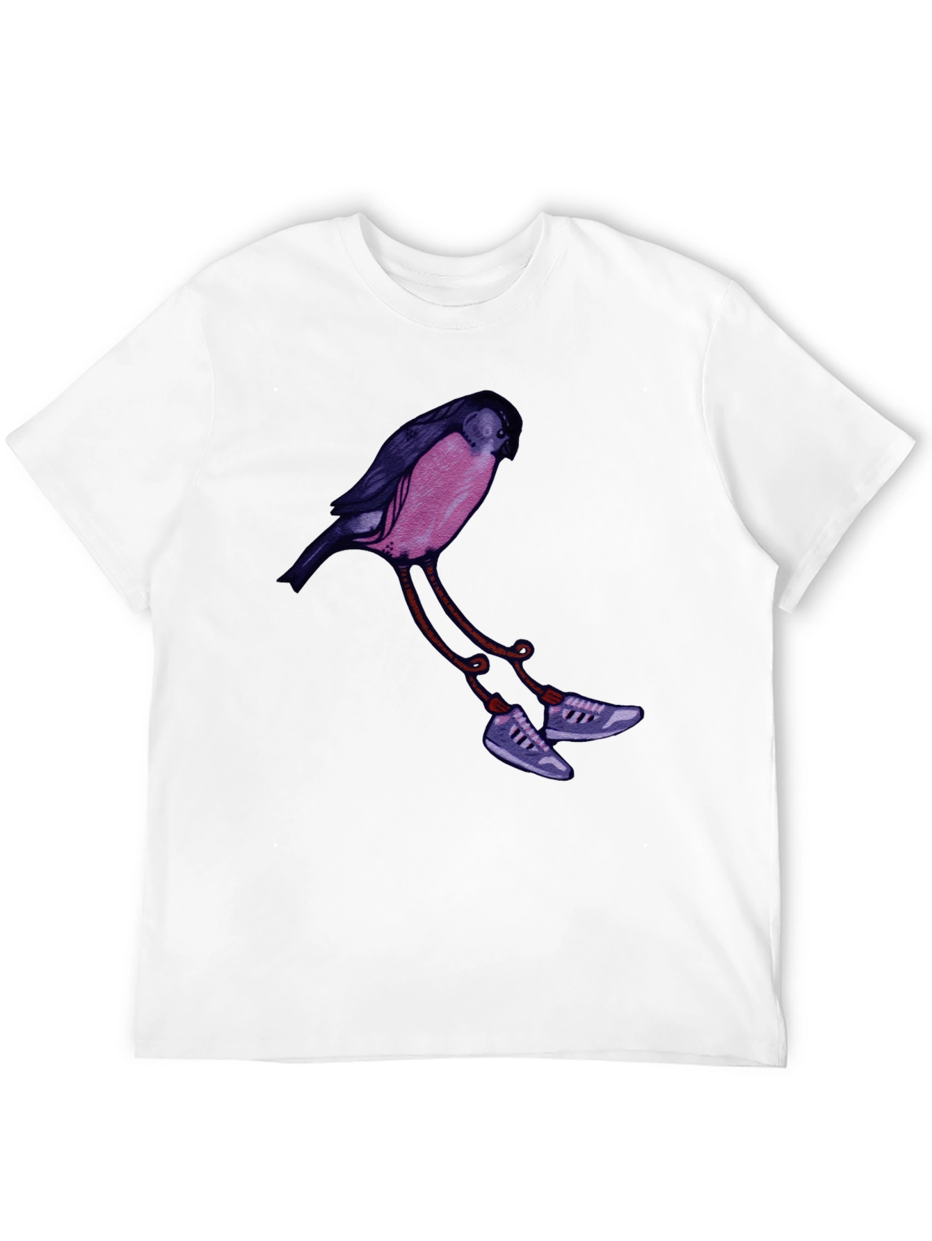 Bird in Sneakers Graphic Tee - Unique Streetwear