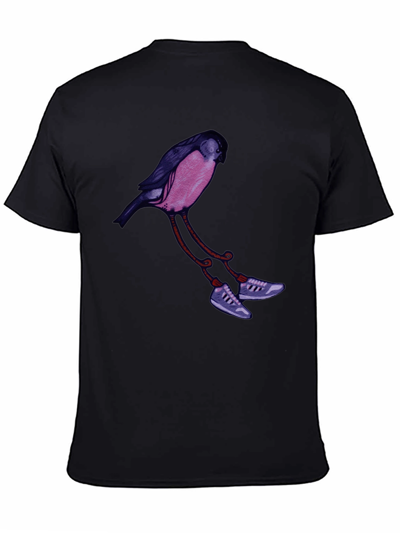 Bird in Sneakers Graphic Tee - Unique Streetwear