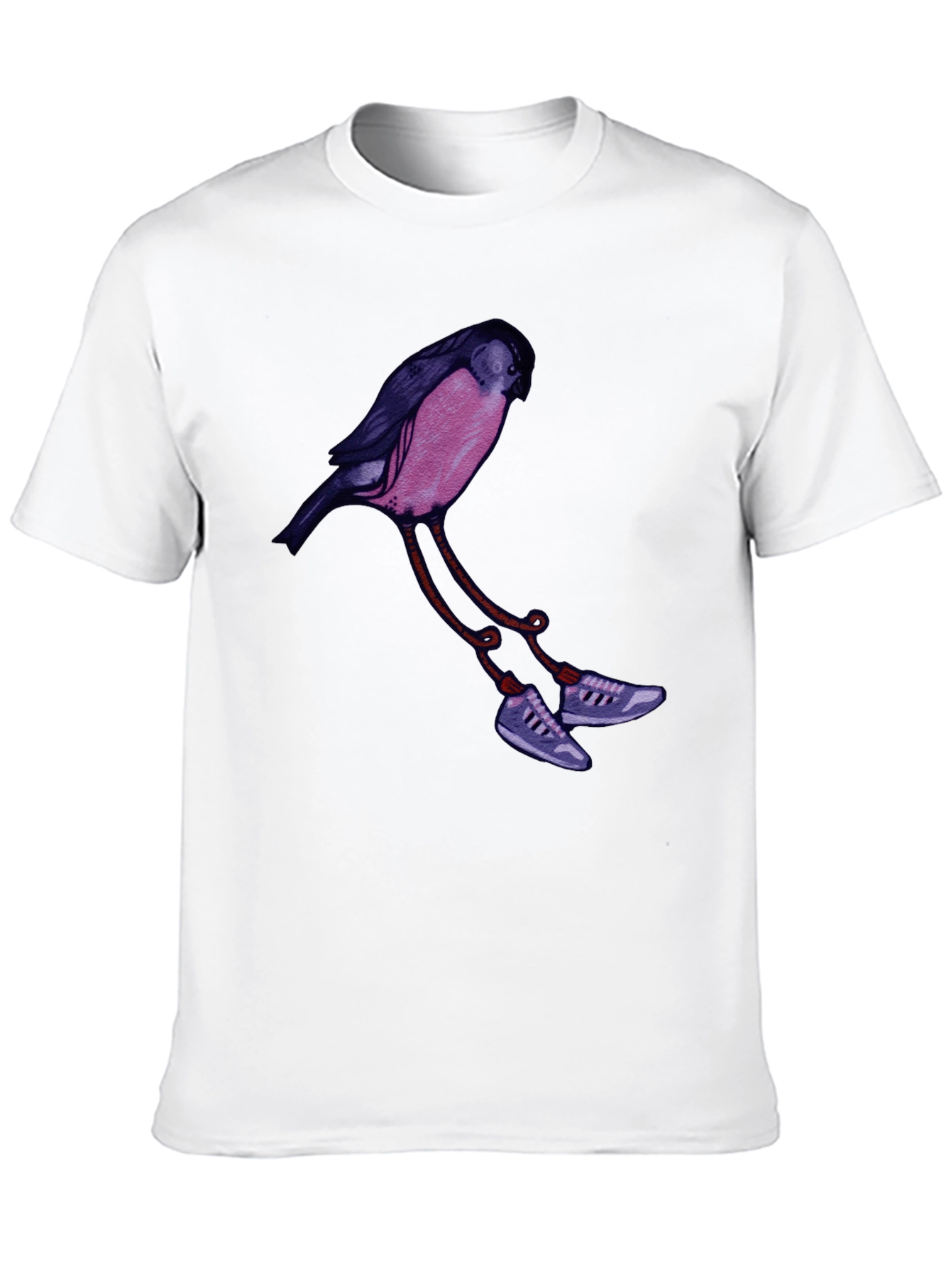 Bird in Sneakers Graphic Tee - Unique Streetwear