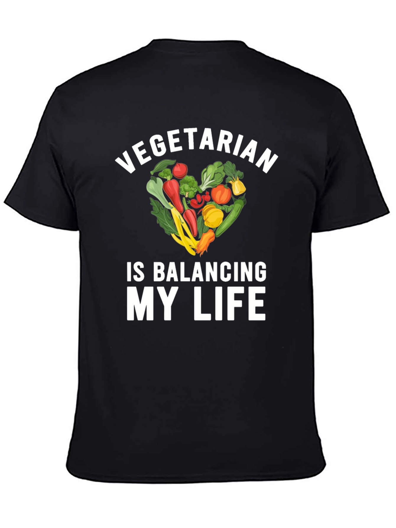 Vegetarian Balancing My Life T-Shirt
