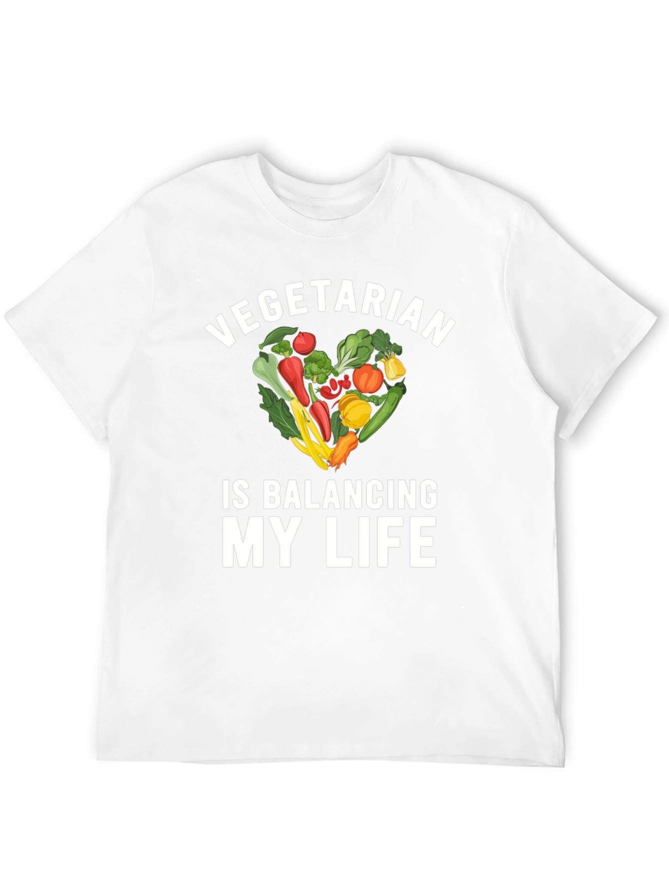Vegetarian Balancing My Life T-Shirt