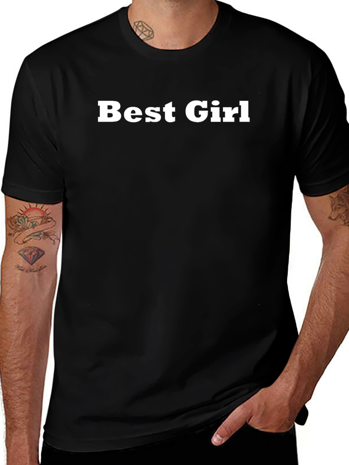 Best Girl Black T-Shirt