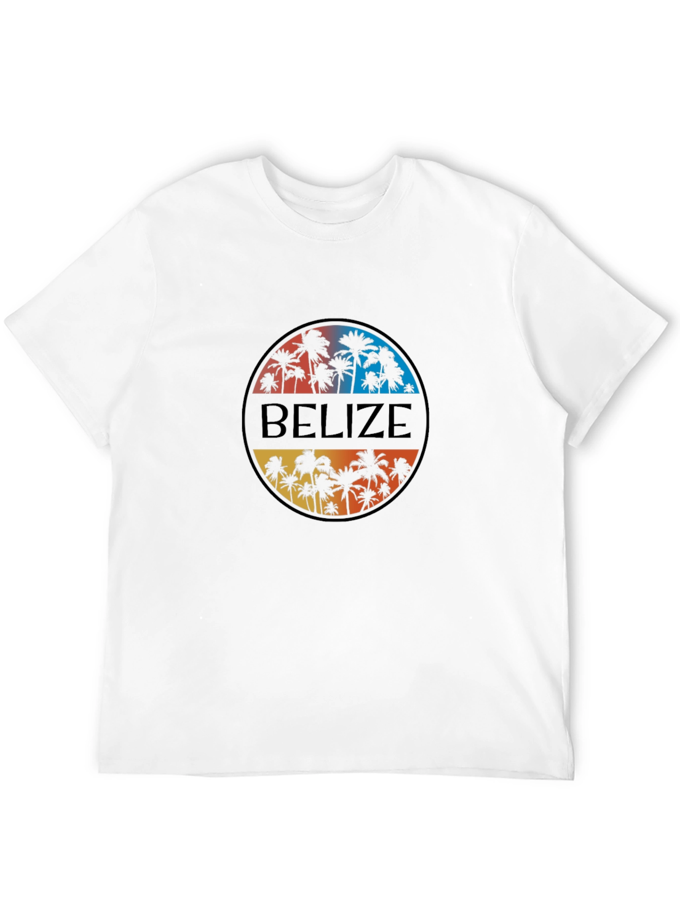 Belize Palms Graphic Tee - Island Vibes