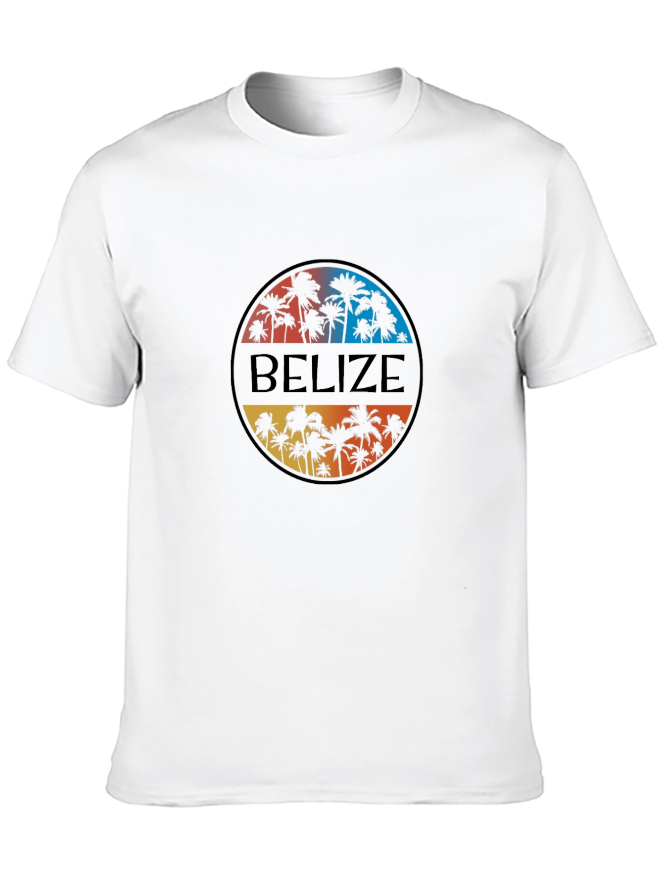 Belize Palms Graphic Tee - Island Vibes