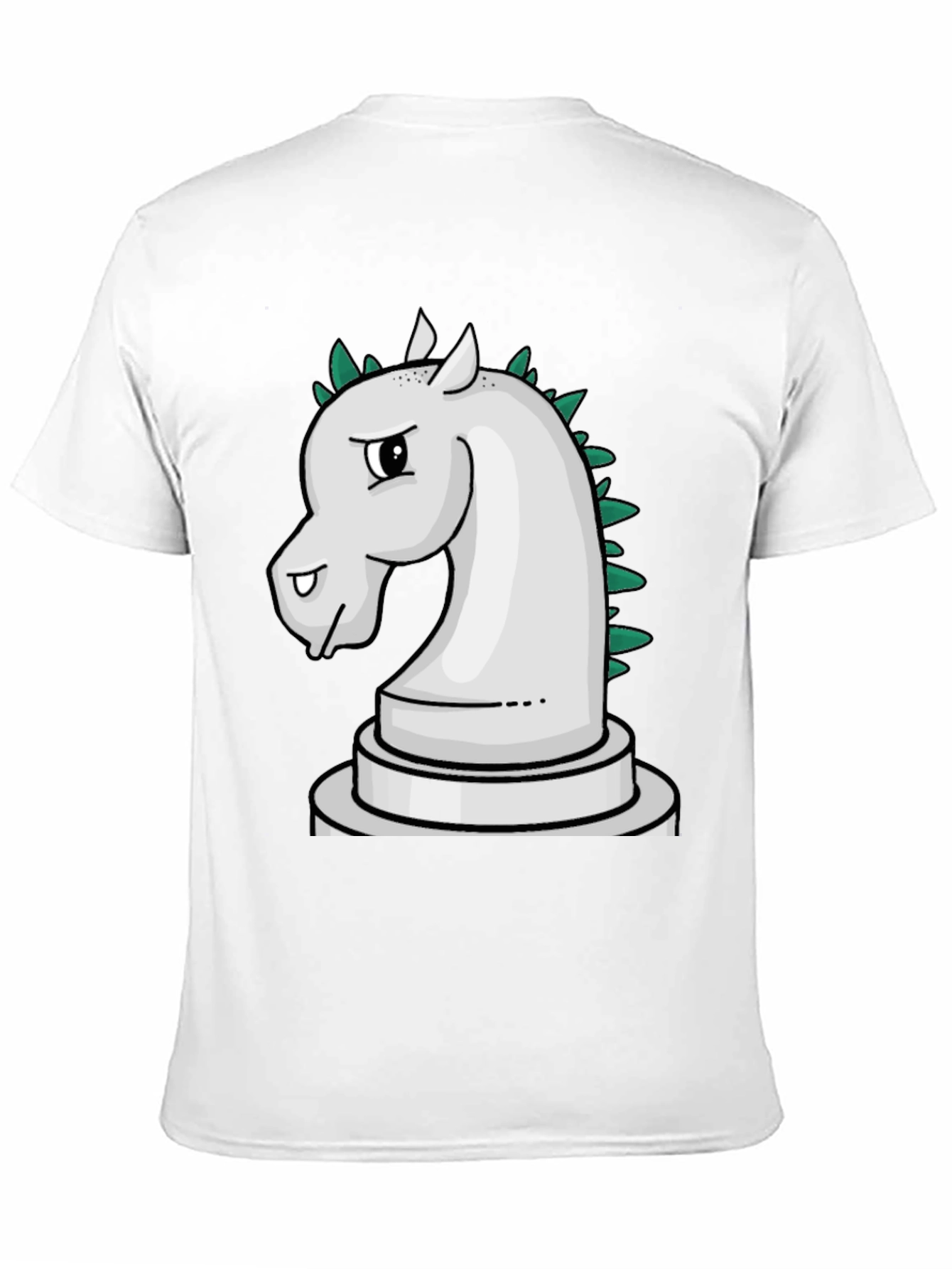 Chess Knight Dragon T-Shirt - Black
