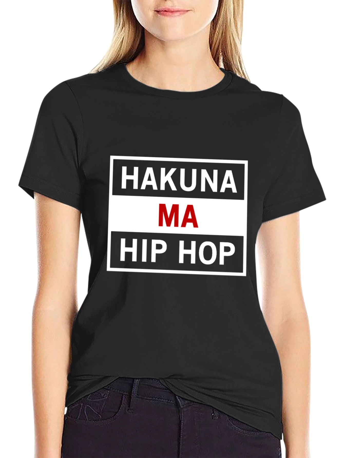 Hakuna Ma Hip Hop Black T-Shirt