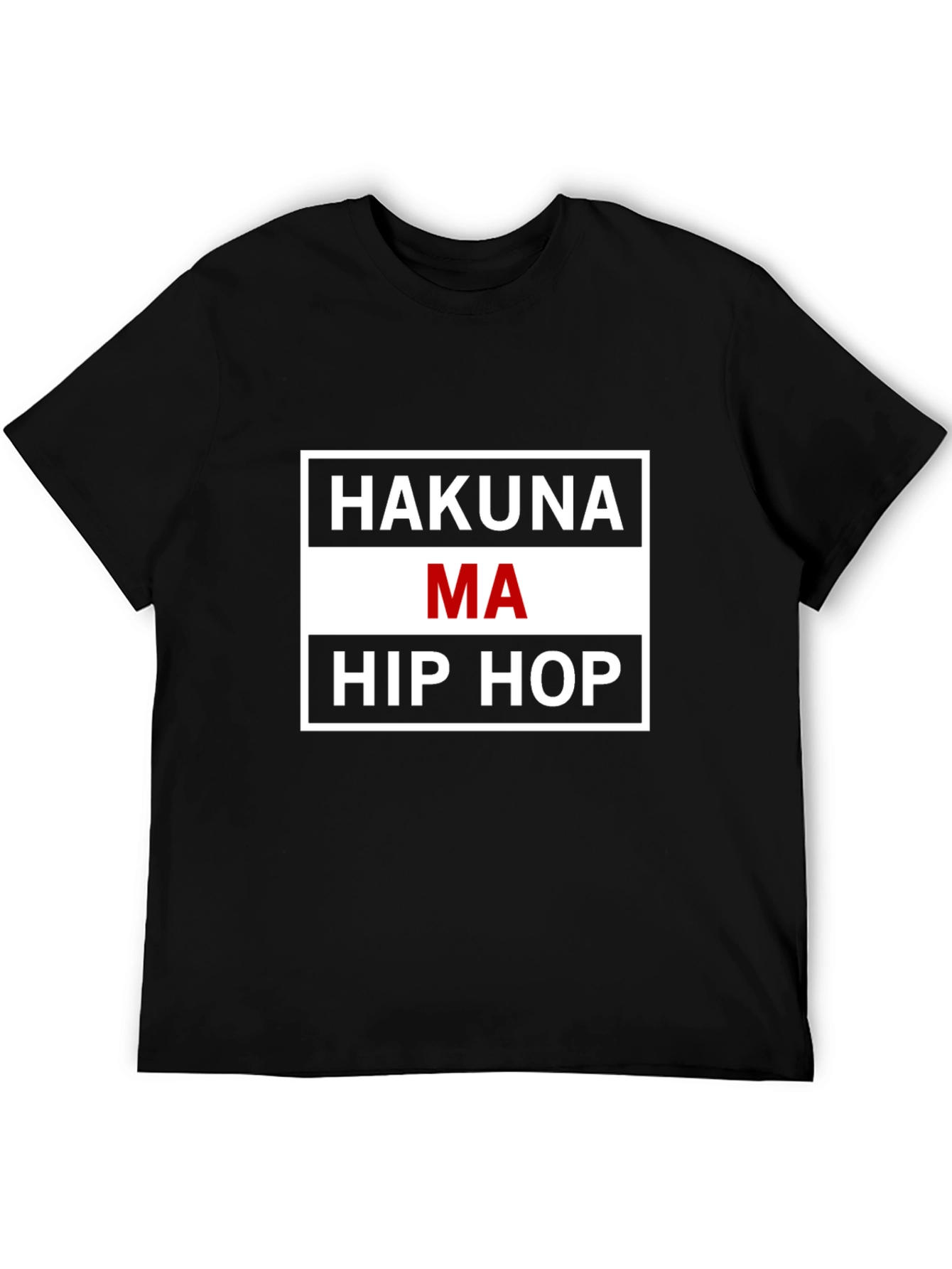Hakuna Ma Hip Hop Black T-Shirt