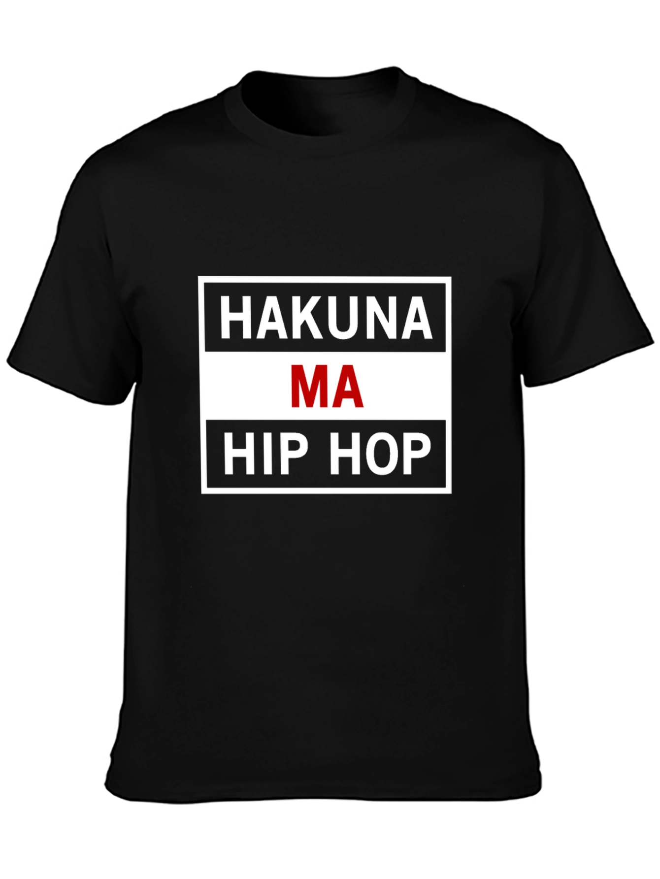 Hakuna Ma Hip Hop Black T-Shirt