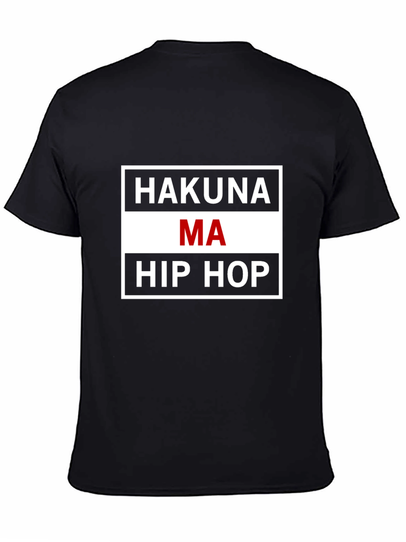 Hakuna Ma Hip Hop Black T-Shirt