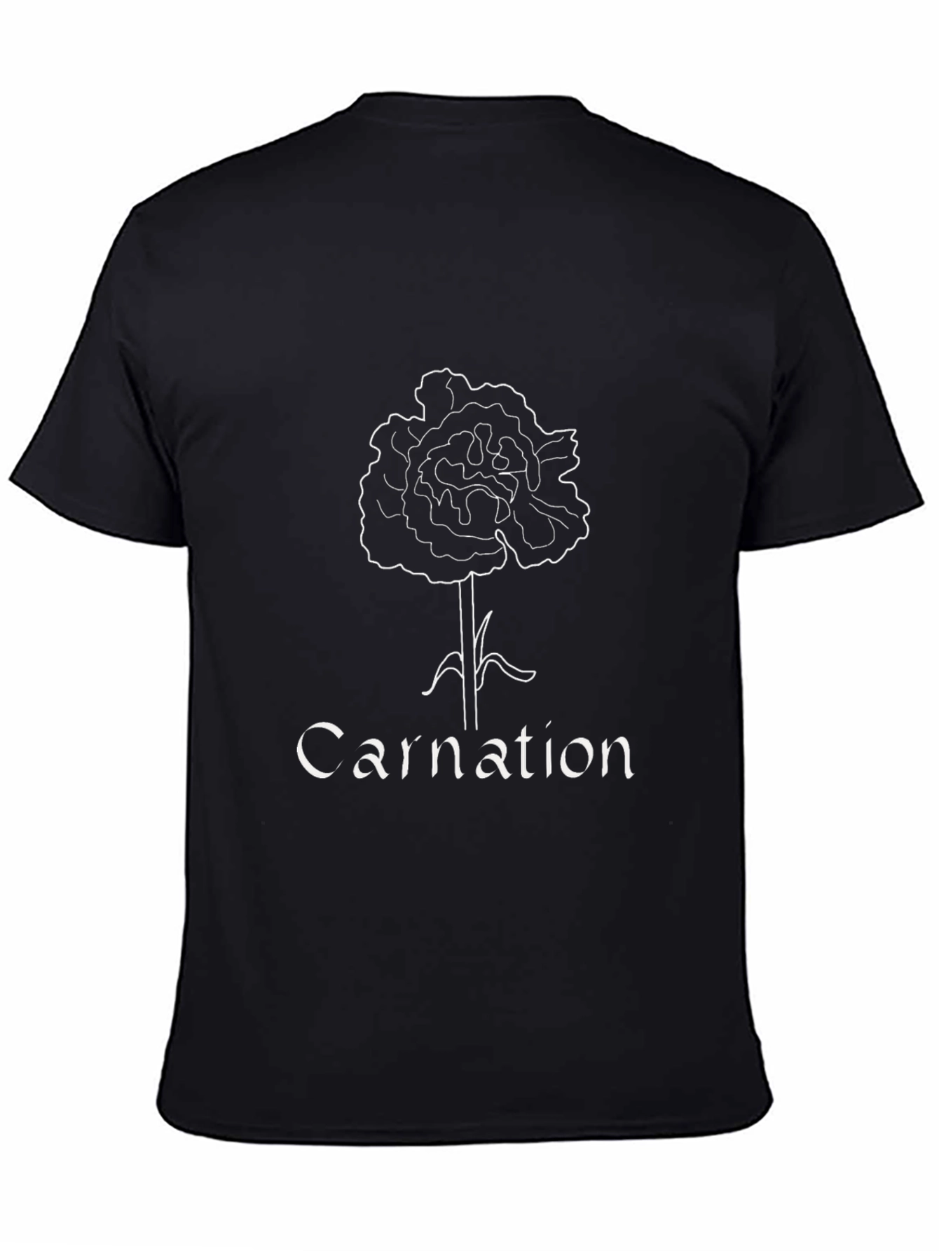 Carnation Flower Graphic Tee - Stylish Unisex Design