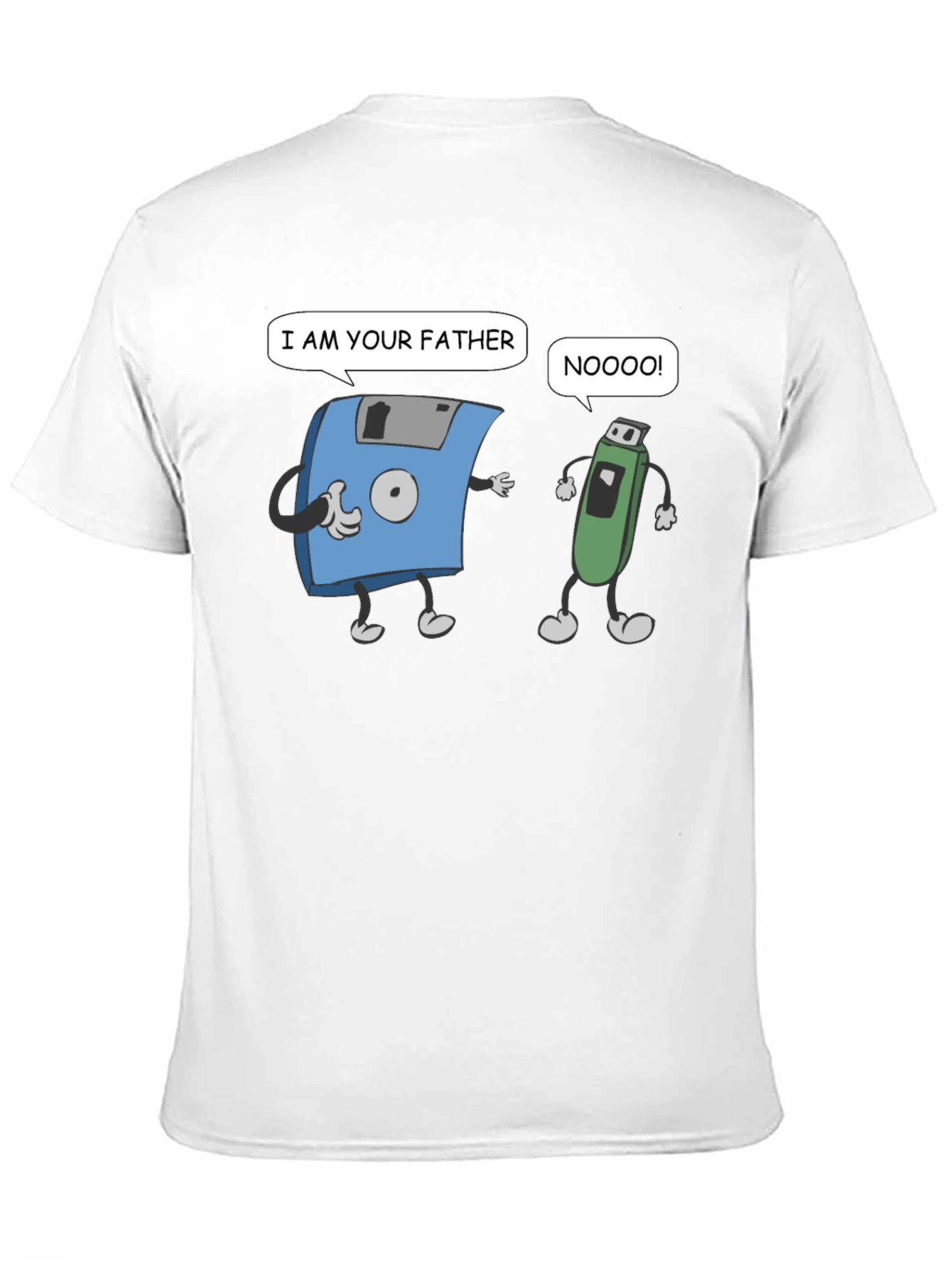 Funny Fathers Day T-Shirt: Retro Tech Humor