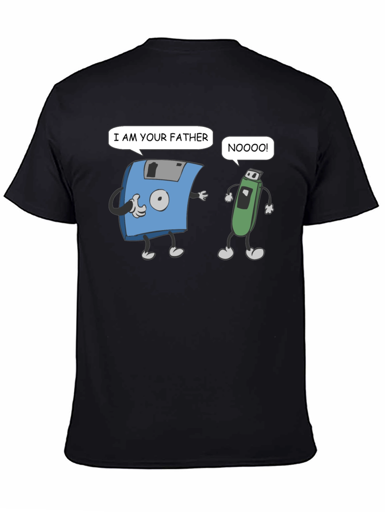 Funny Fathers Day T-Shirt: Retro Tech Humor