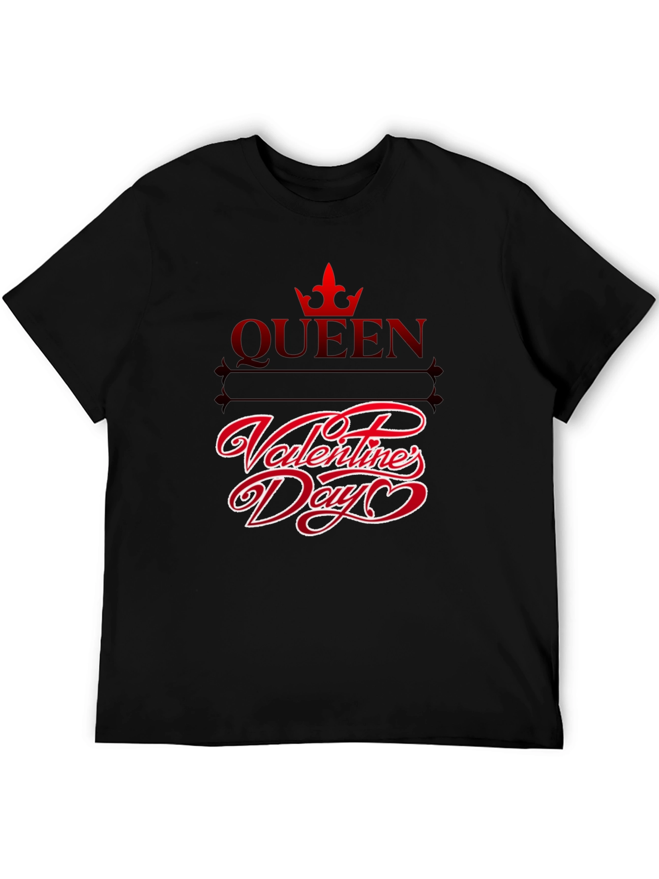 Queen Valentines Day Graphic T-Shirt