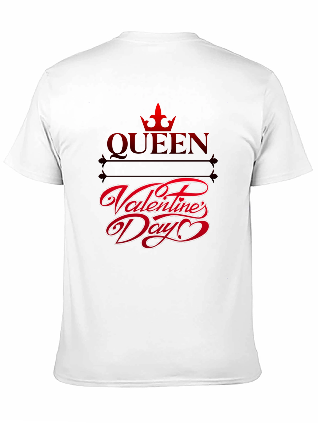 Queen Valentines Day Graphic T-Shirt