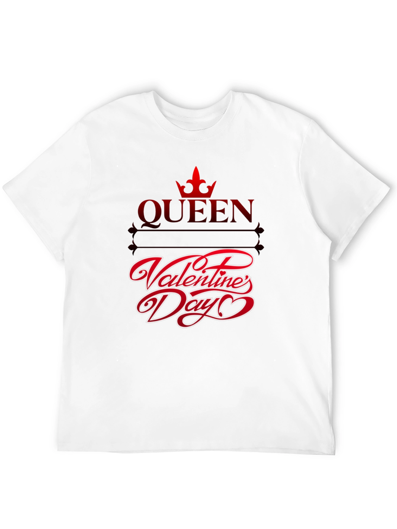 Queen Valentines Day Graphic T-Shirt