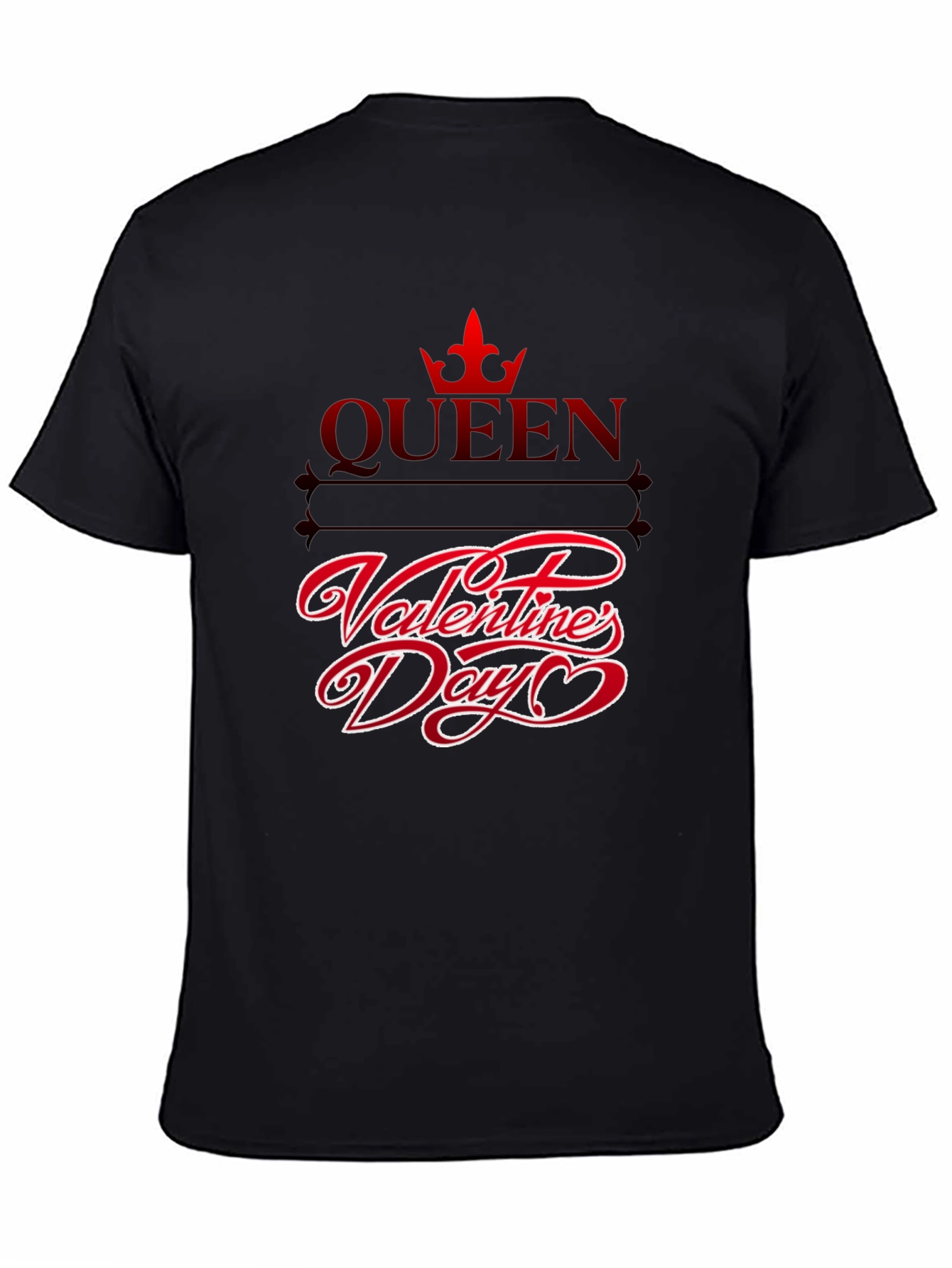 Queen Valentines Day Graphic T-Shirt