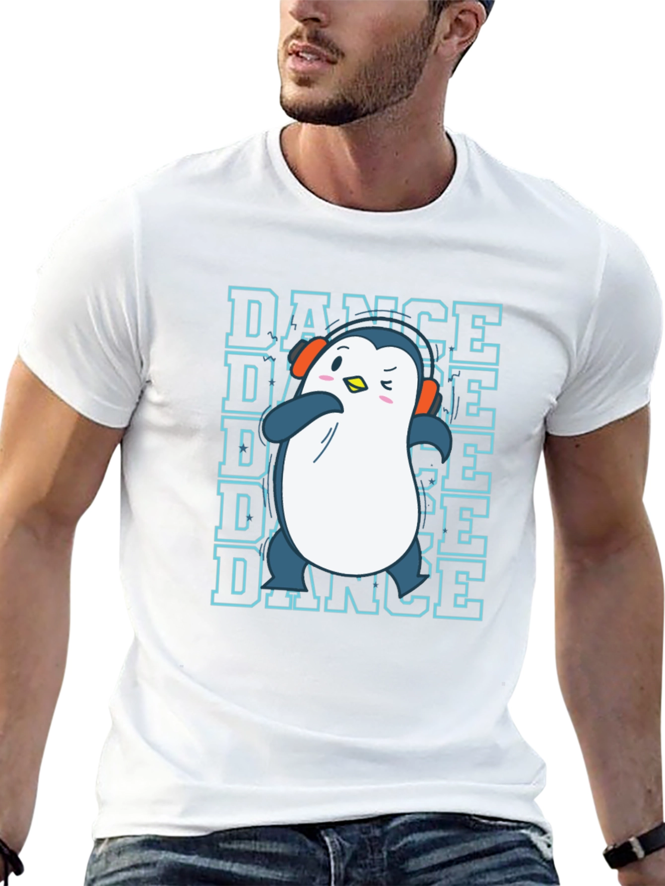Dance Penguin Graphic T-Shirt