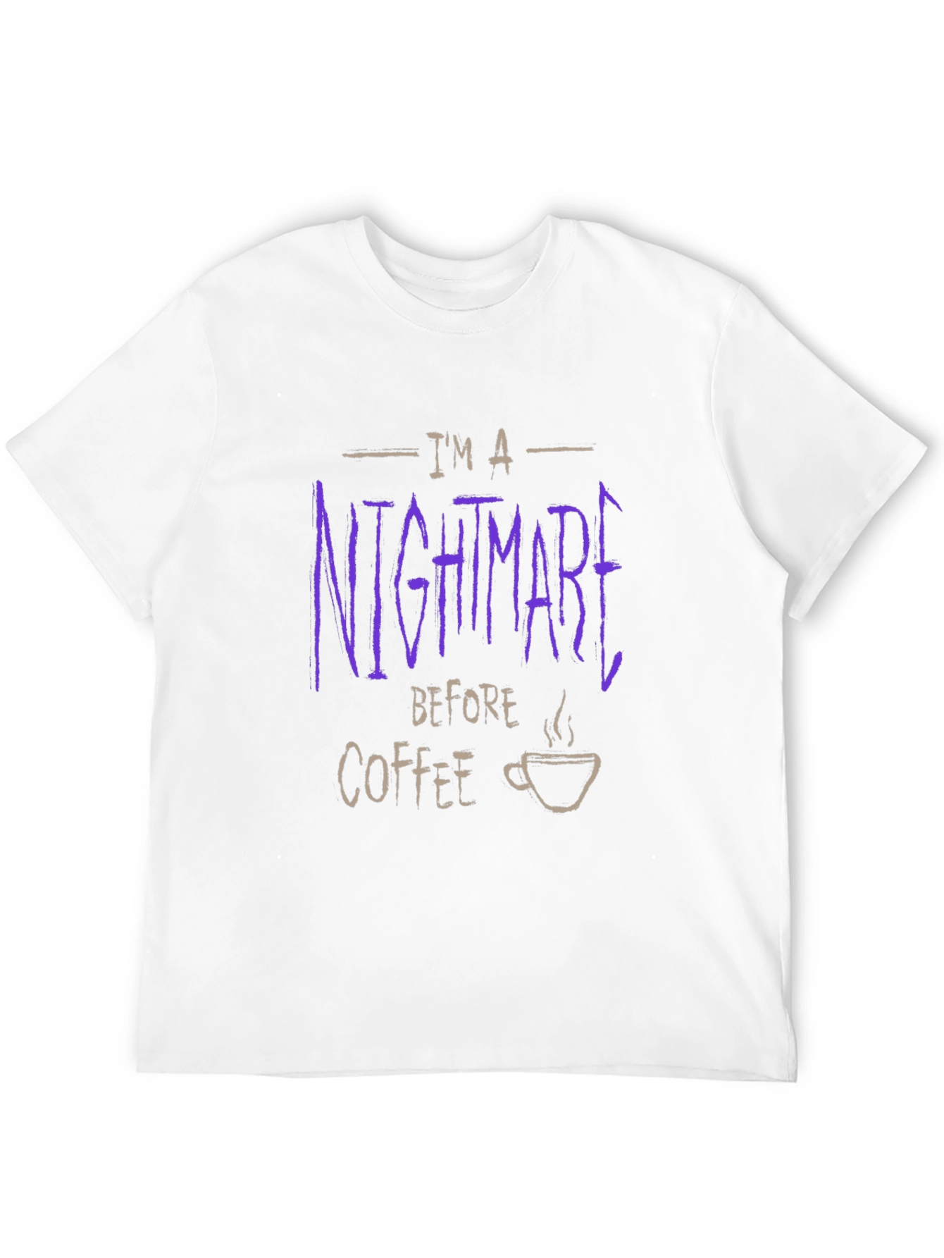 Im A Nightmare Before Coffee Graphic Tee