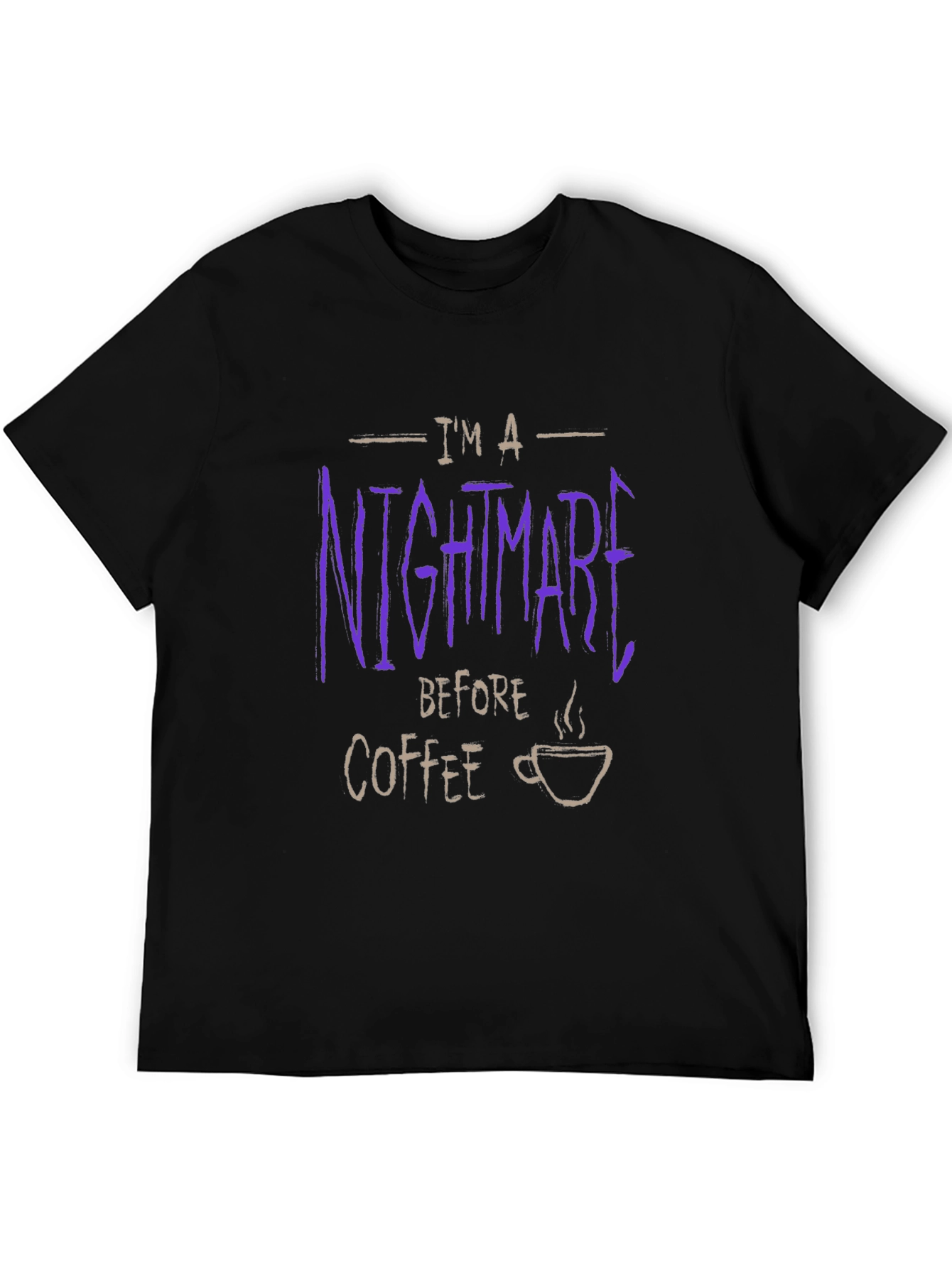 Im A Nightmare Before Coffee Graphic Tee