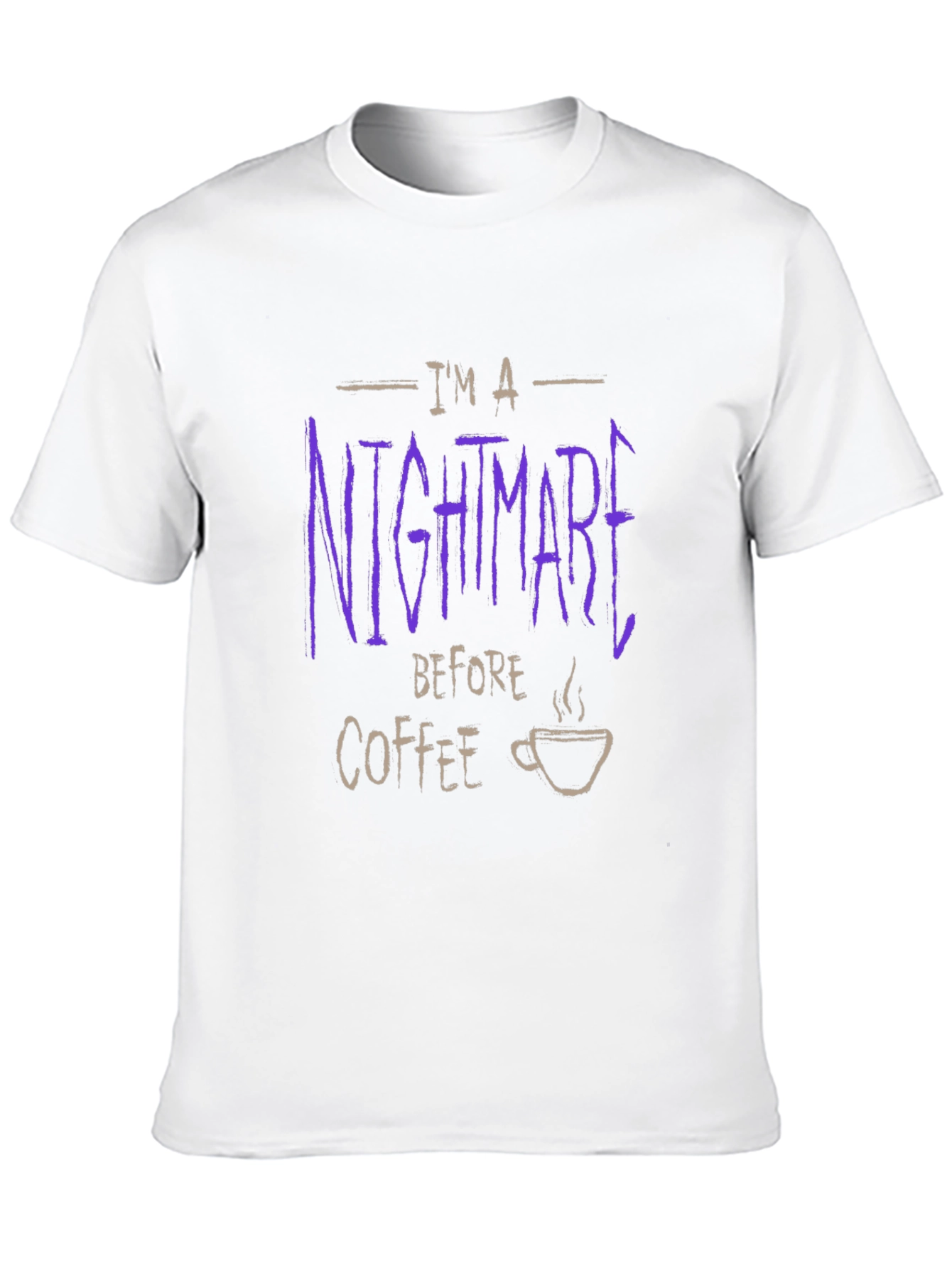 Im A Nightmare Before Coffee Graphic Tee