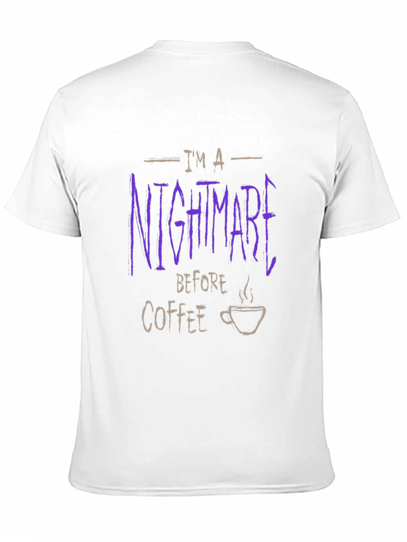 Im A Nightmare Before Coffee Graphic Tee